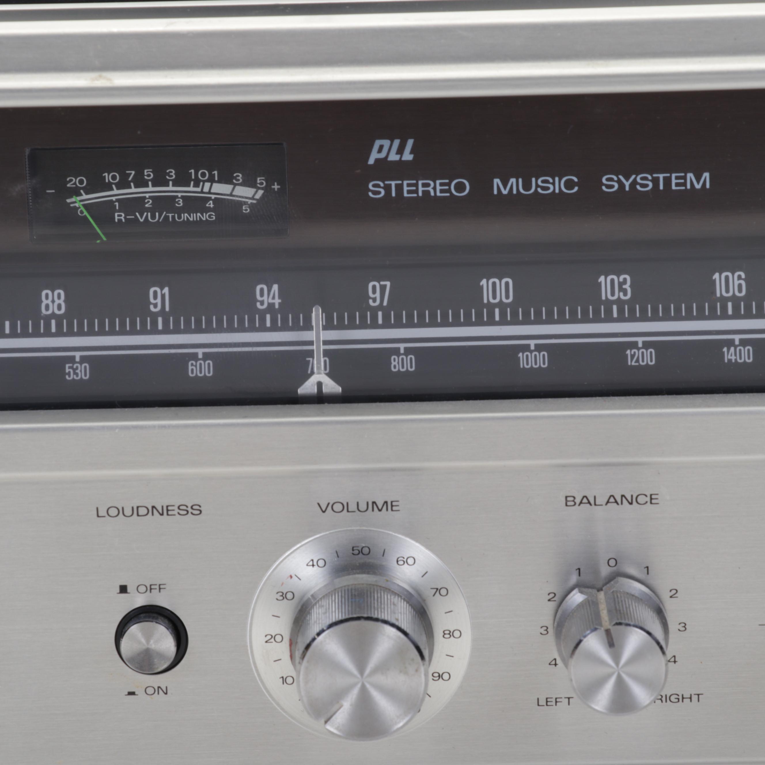 60s/70s/80s Records & Sanyo JXT 6430 Turntable and Cassette Player Music System