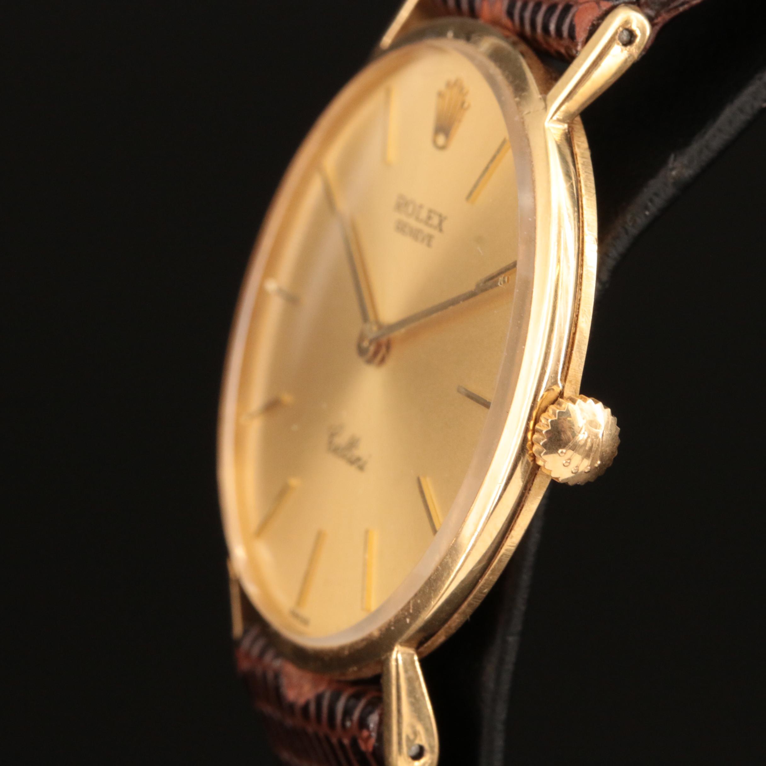 18K Vintage Rolex Cellini Hand Wind Watch