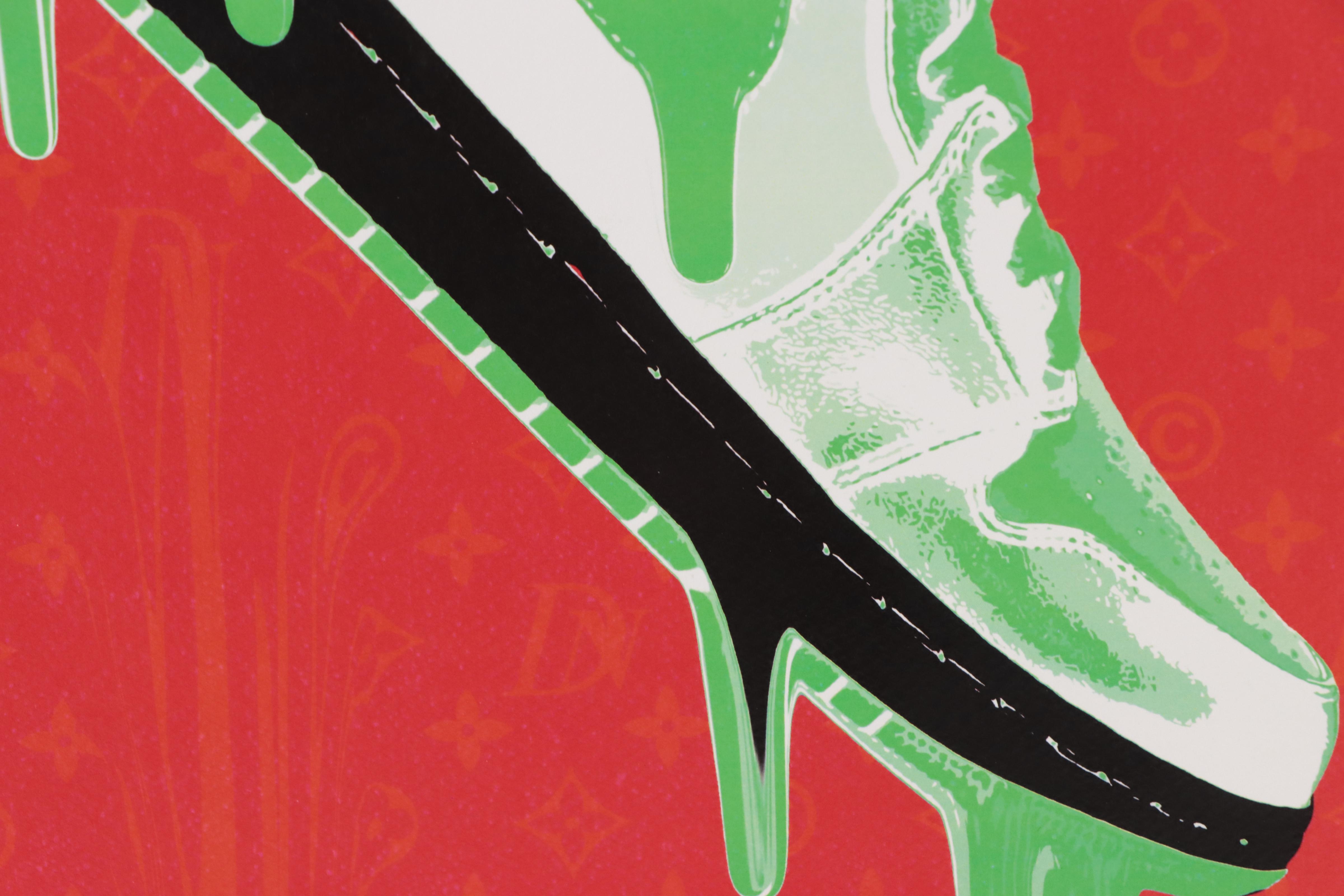 Death NYC Pop Art Graphic Print of Air Jordan Sneaker, 2018