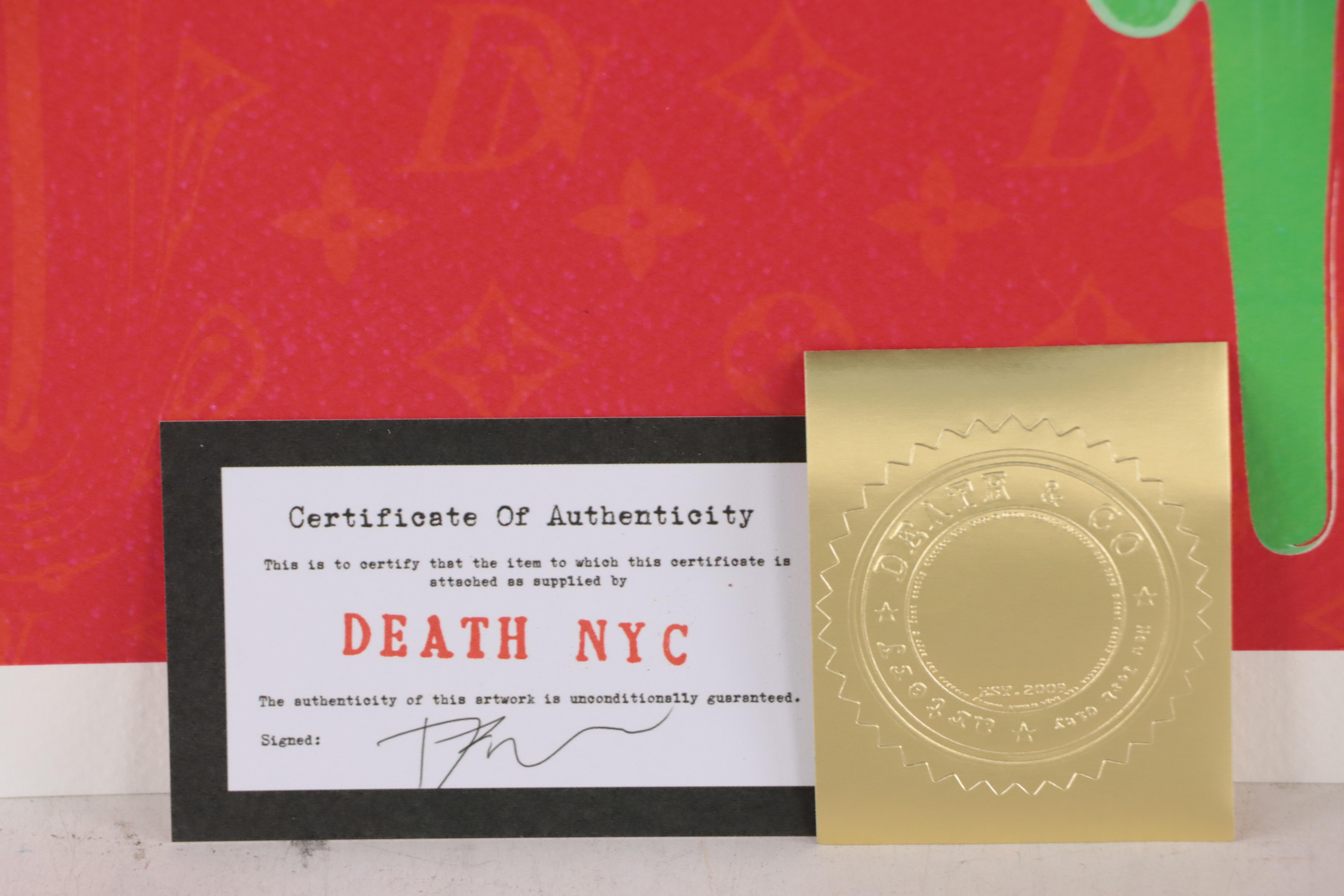 Death NYC Pop Art Graphic Print of Air Jordan Sneaker, 2018