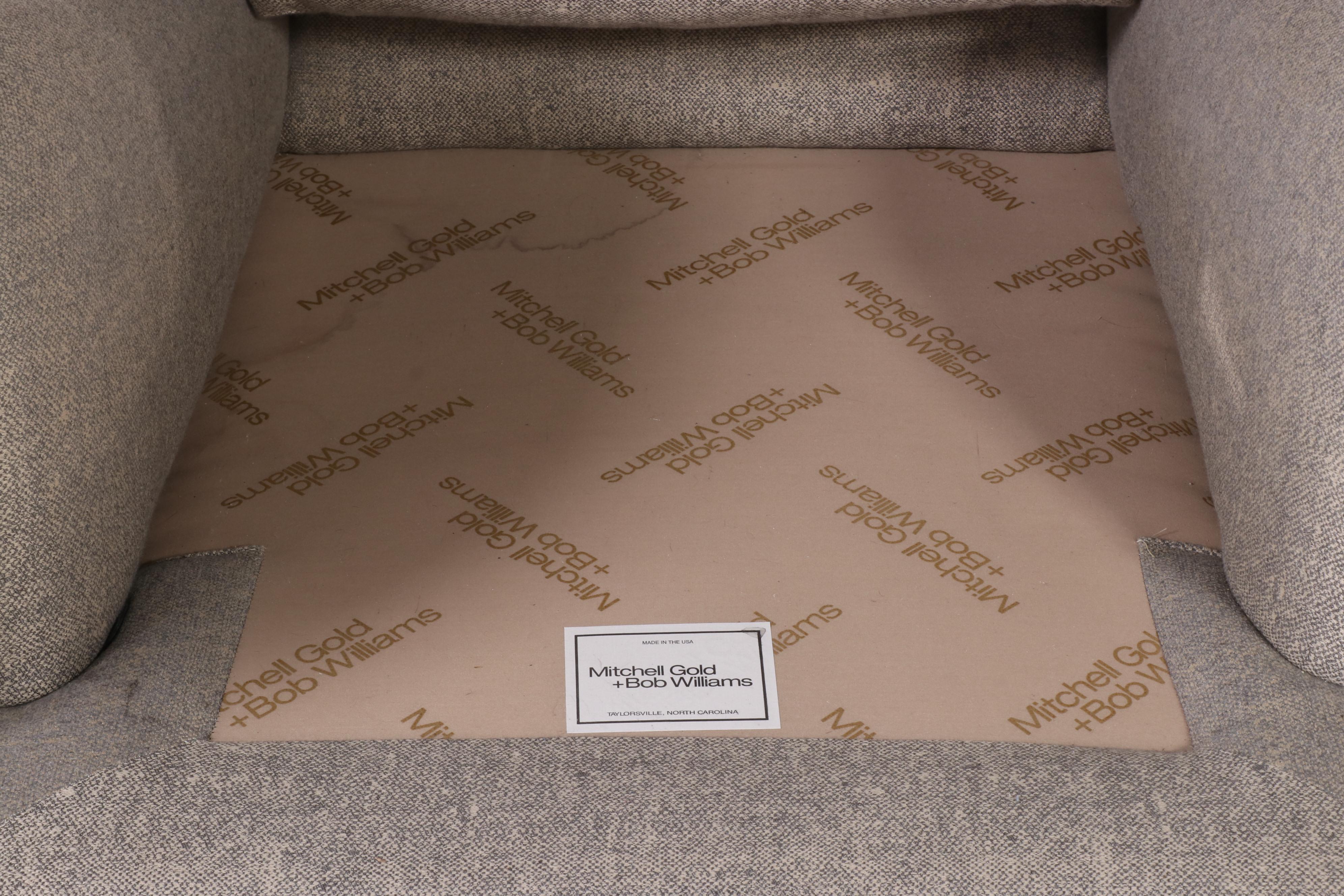 Mitchell Gold + Bob Williams "Whitley" Custom-Upholstered Easy Armchair