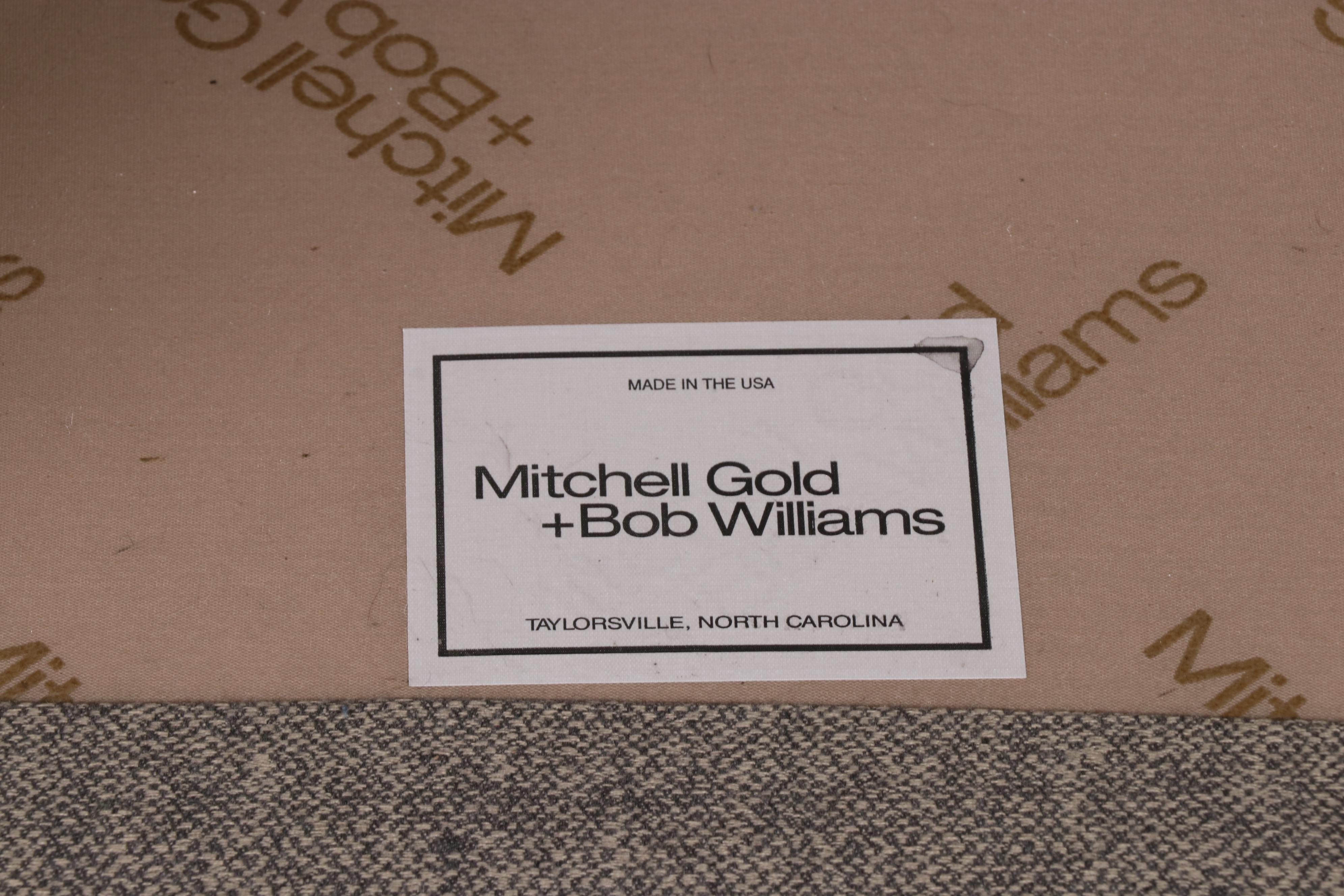 Mitchell Gold + Bob Williams "Whitley" Custom-Upholstered Easy Armchair