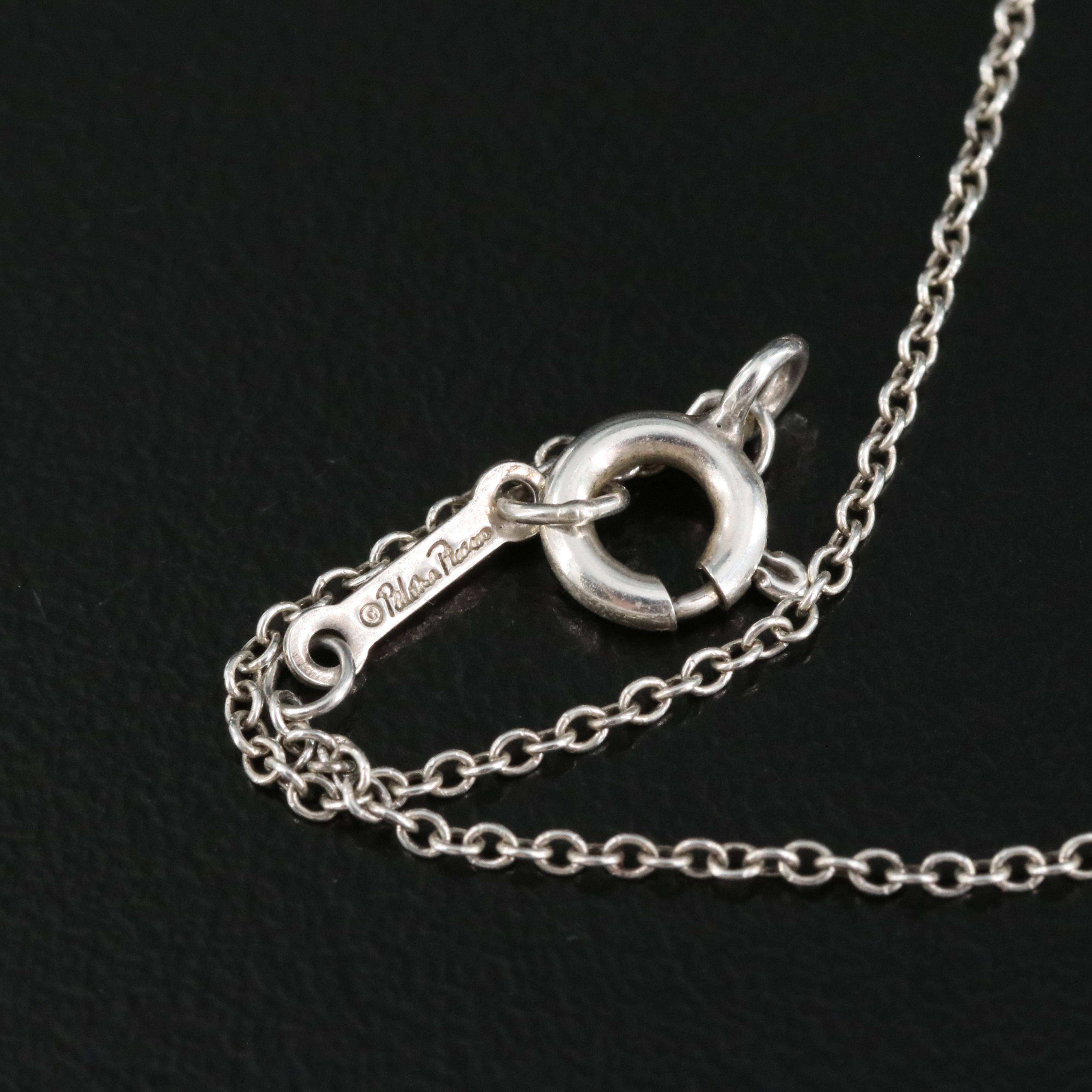 Paloma Picasso for Tiffany & Co. "Loving Heart" Necklace in Sterling