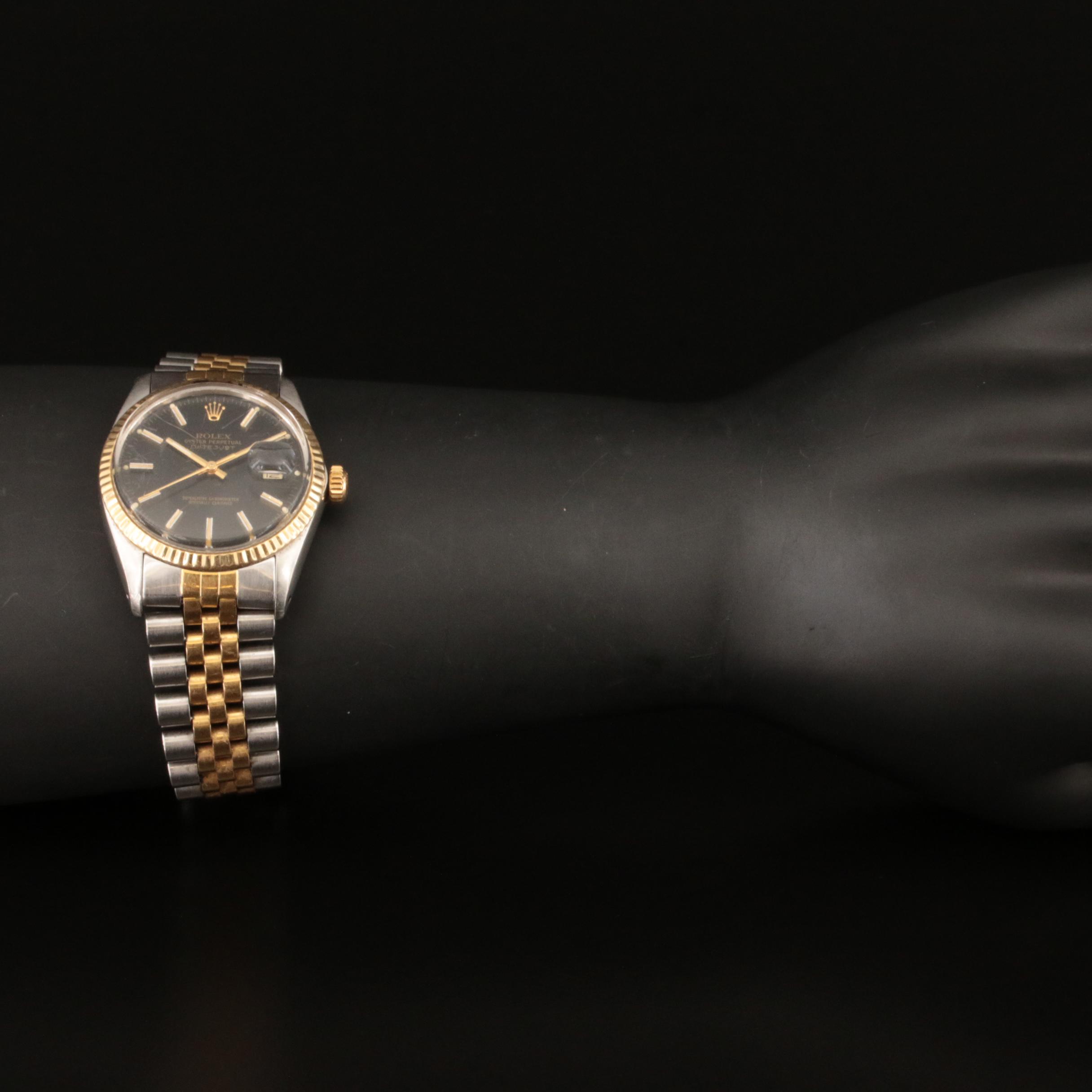 1981 Rolex Oyster Perpetual Datejust 18K and Stainless Steel Watch