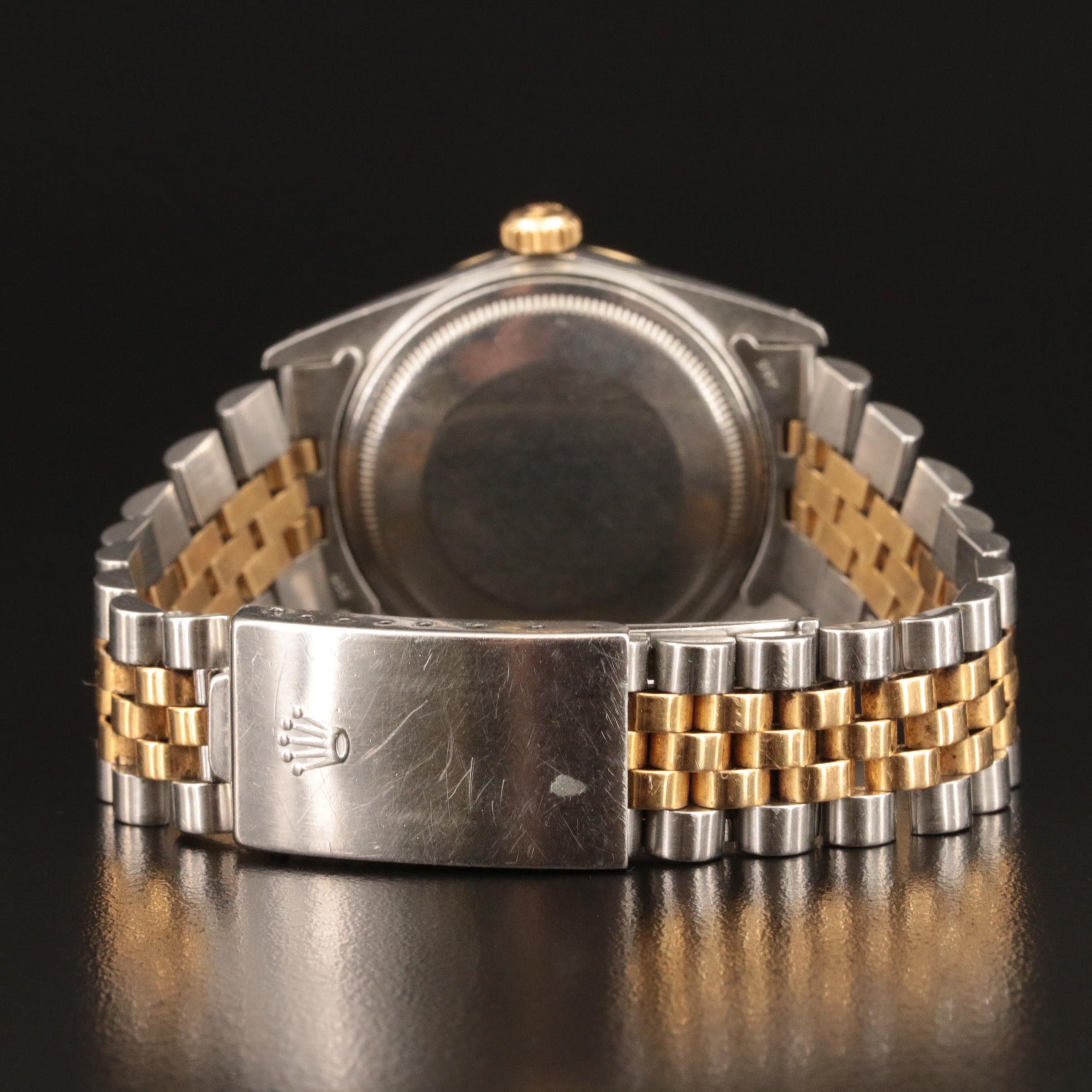 1981 Rolex Oyster Perpetual Datejust 18K and Stainless Steel Watch