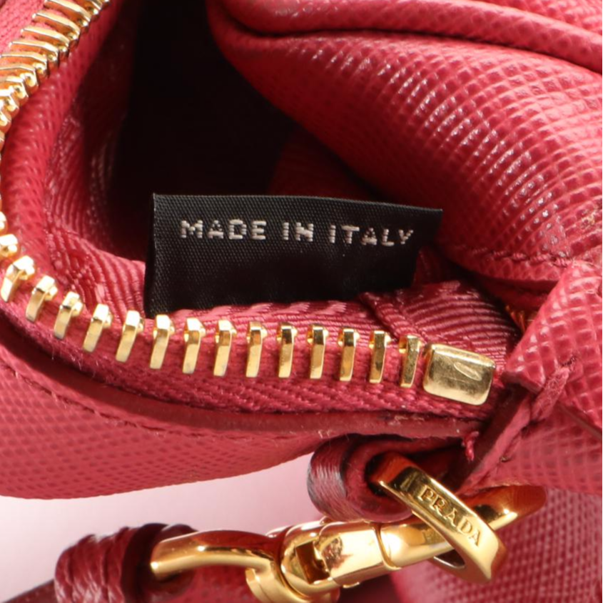 Prada Pushlock Saffiano Leather Camera Bag