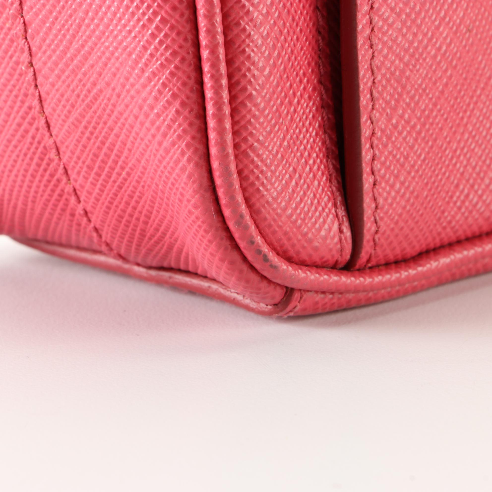 Prada Pushlock Saffiano Leather Camera Bag