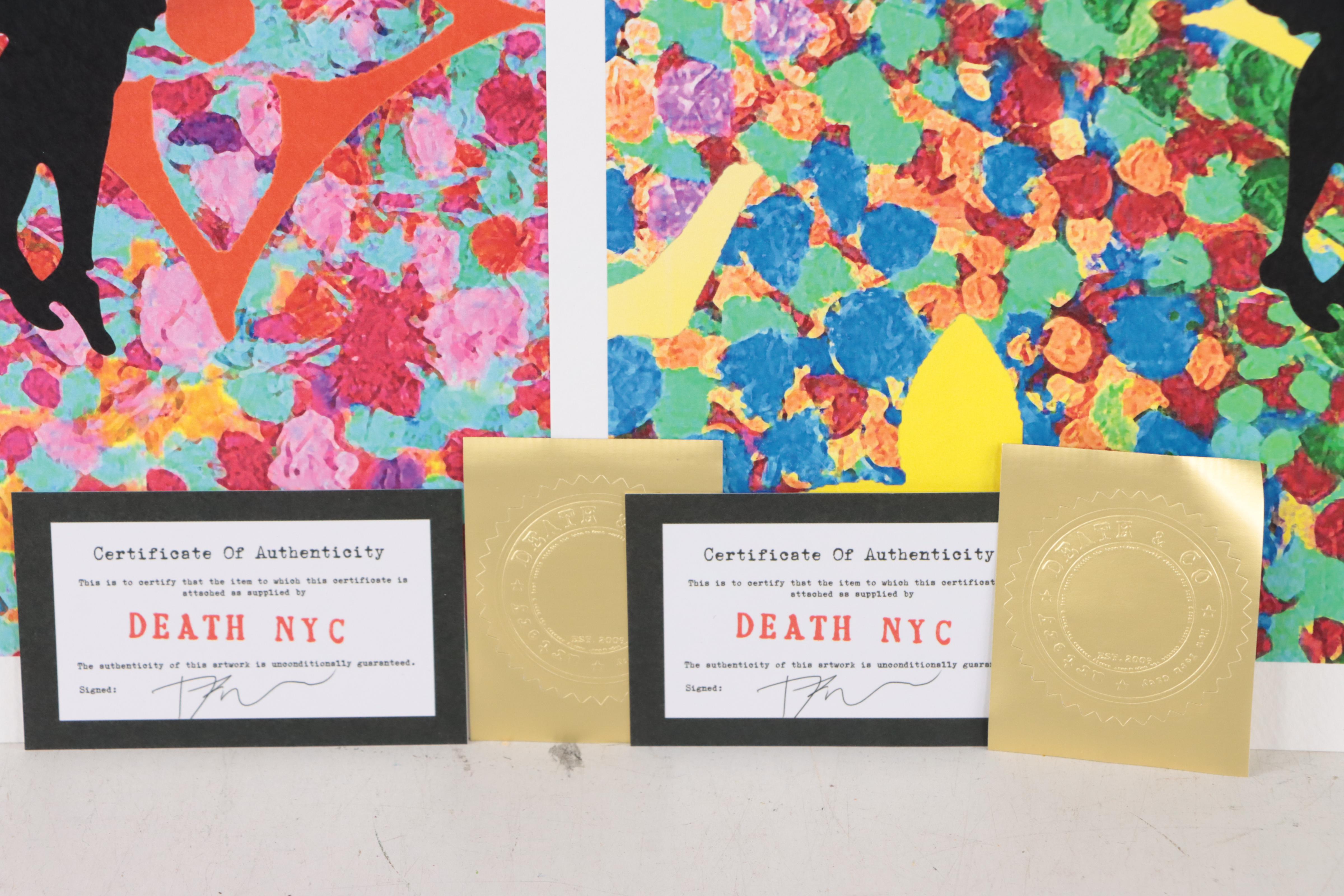 Death NYC Pop Art Graphic Prints of Banksy, 2020