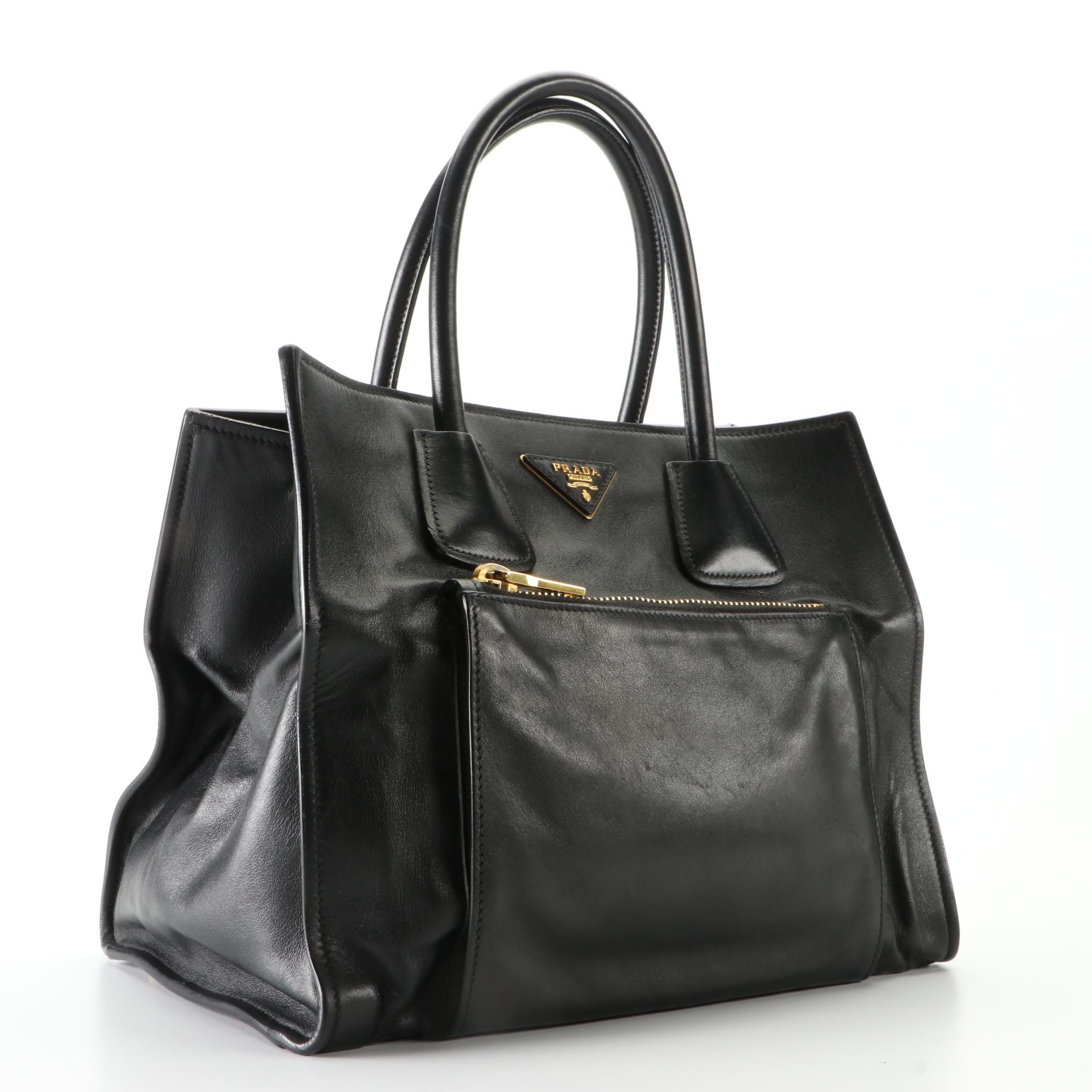 Prada Leather Tote Bag
