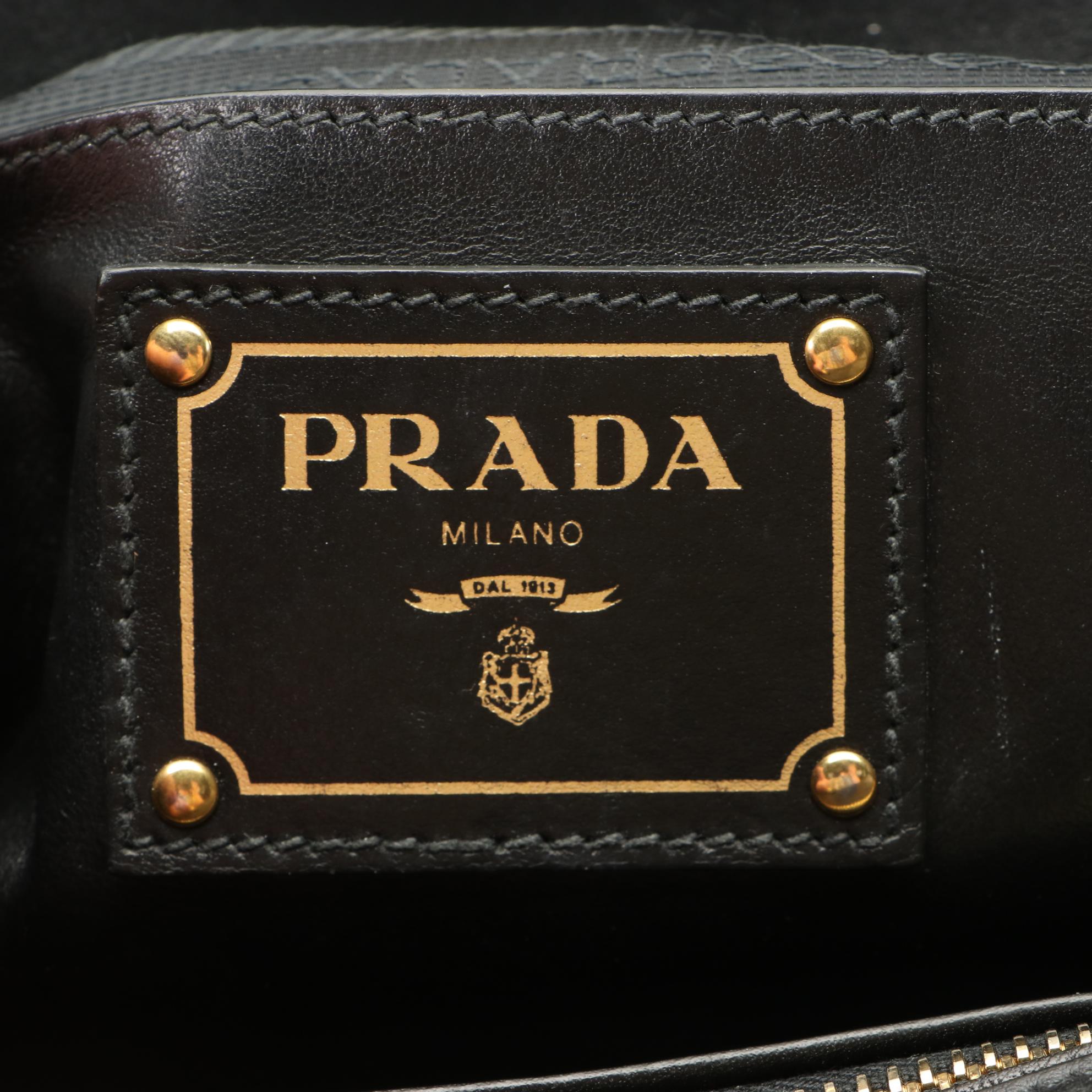 Prada Leather Tote Bag