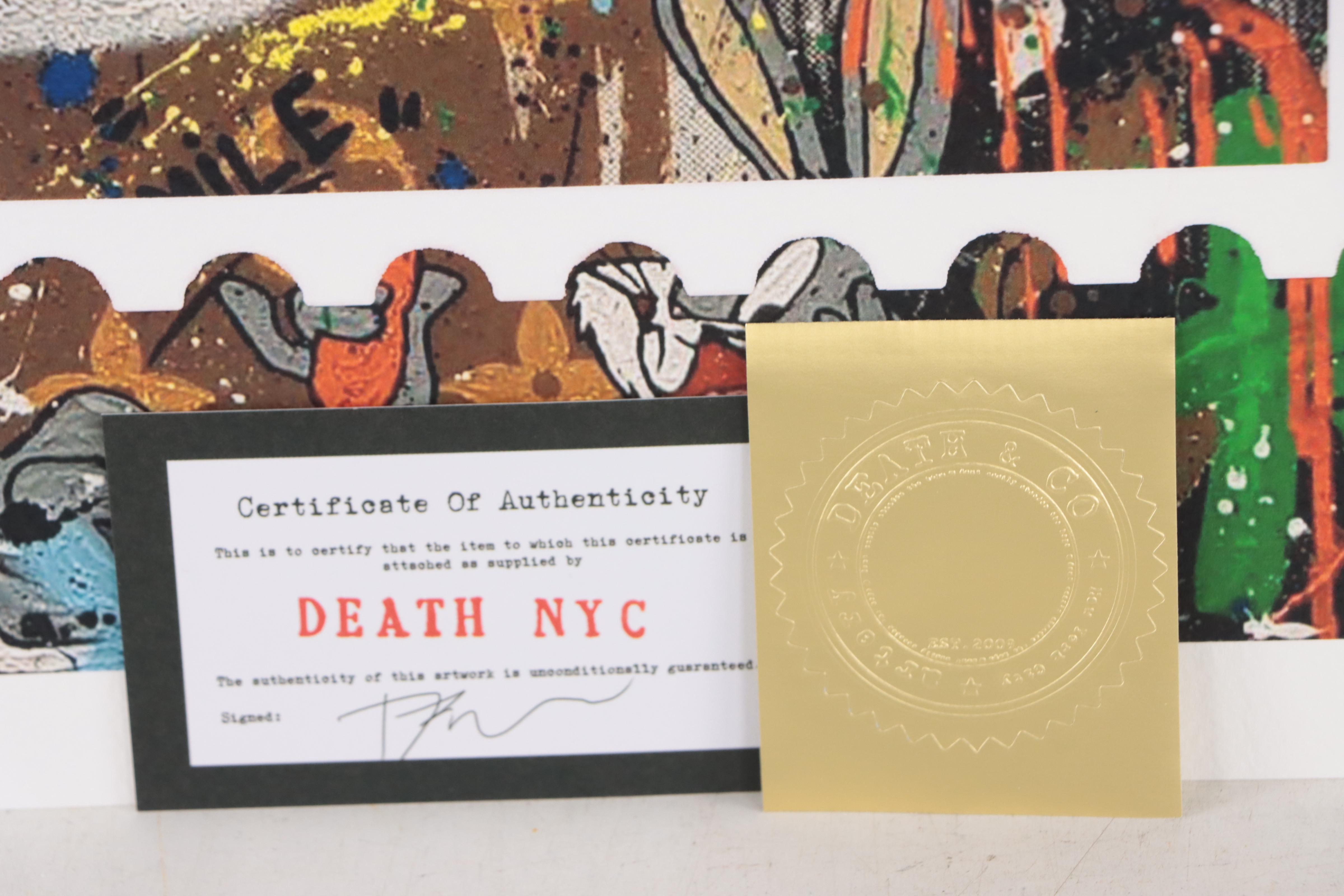 Death NYC Pop Art Graphic Print of Queen Elizabeth, 2022