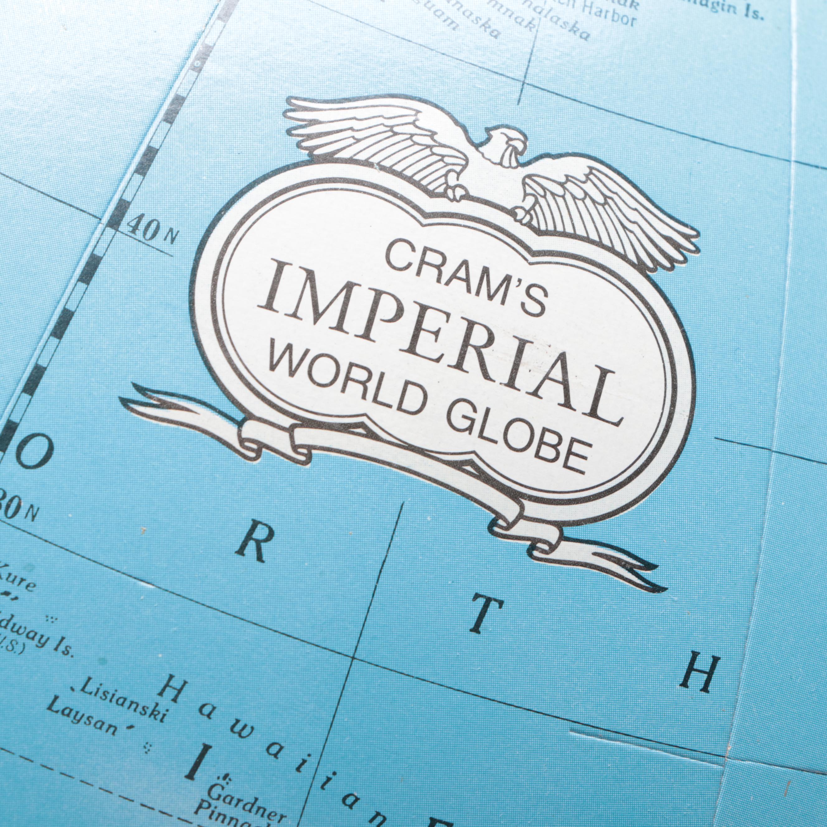 Cram's Imperial World Globe, Late 20th Century