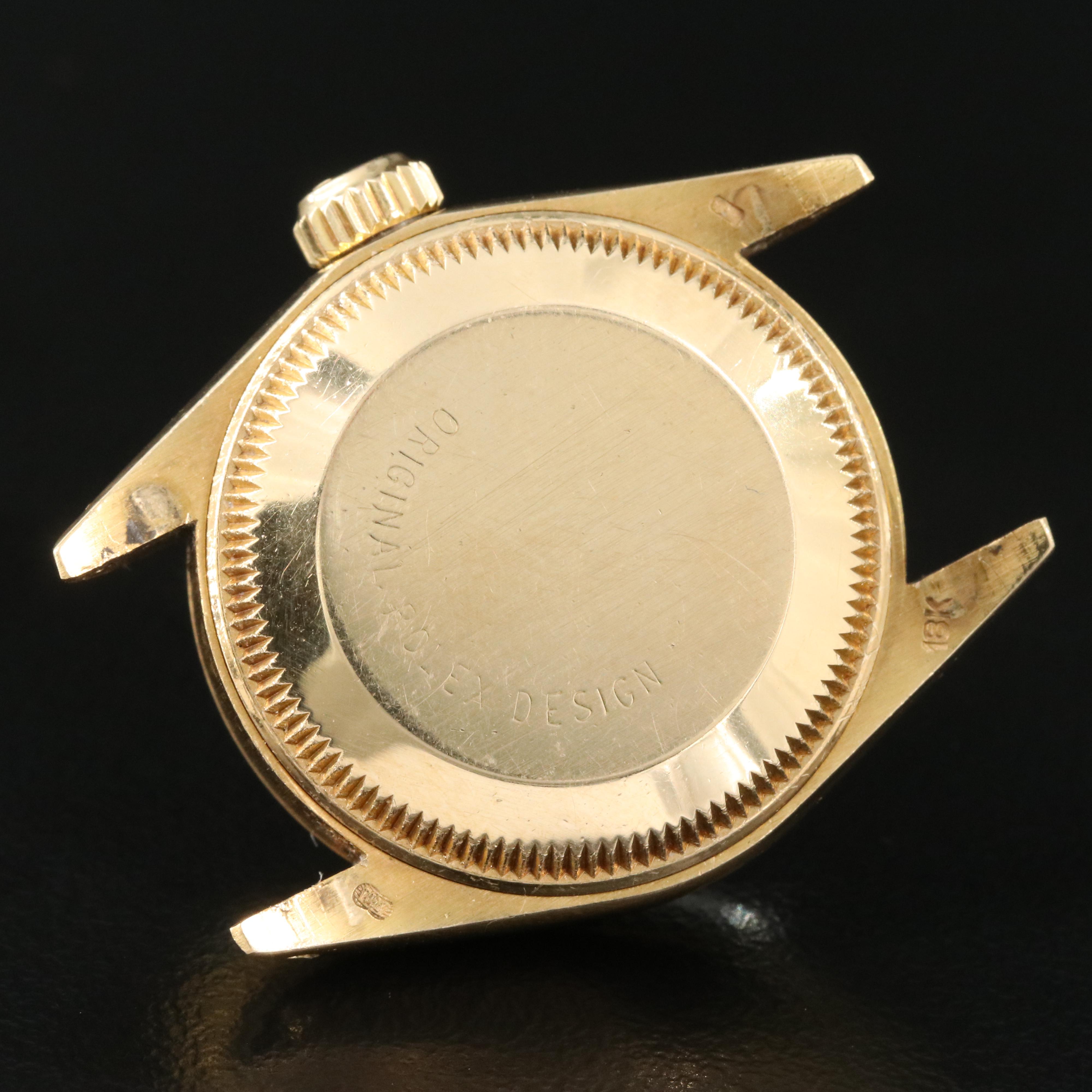 Rolex Oyster Perpetual Datejust 18K 0.10 CTW Diamond Watch