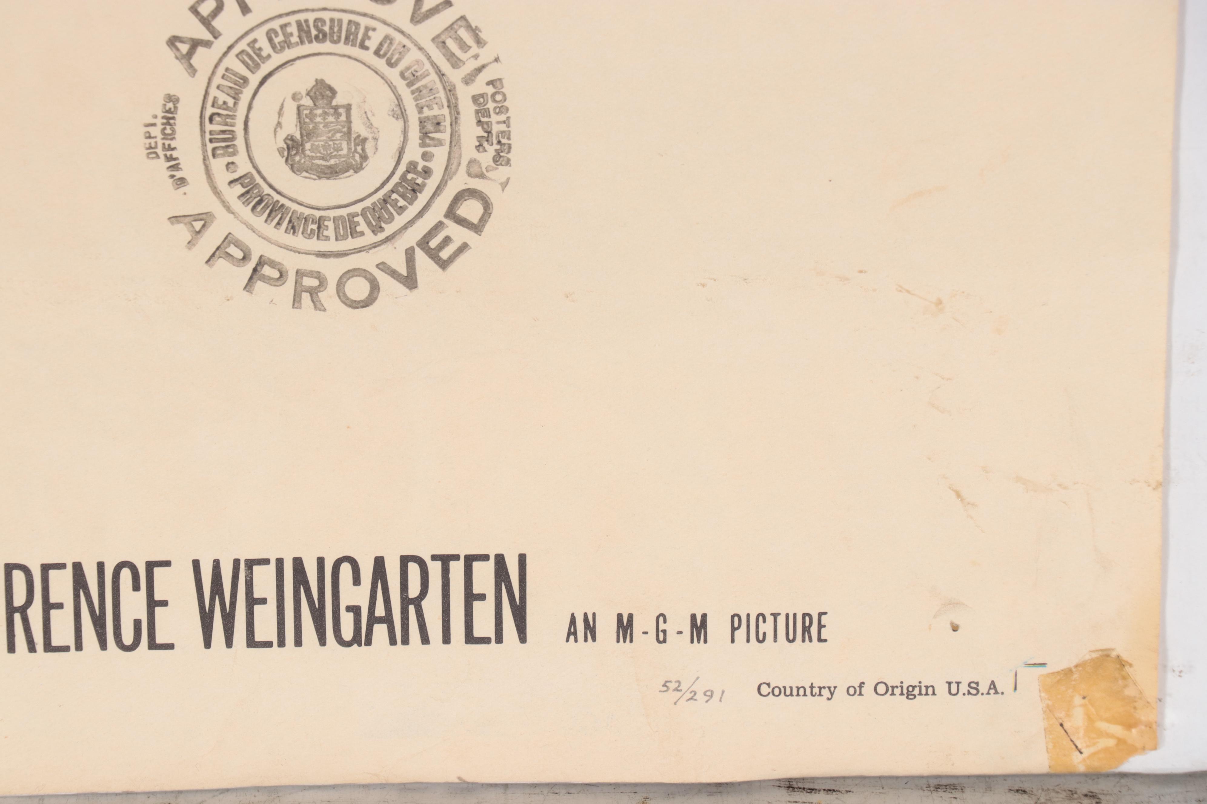 Film Release Poster "Pat and Mike," 1952