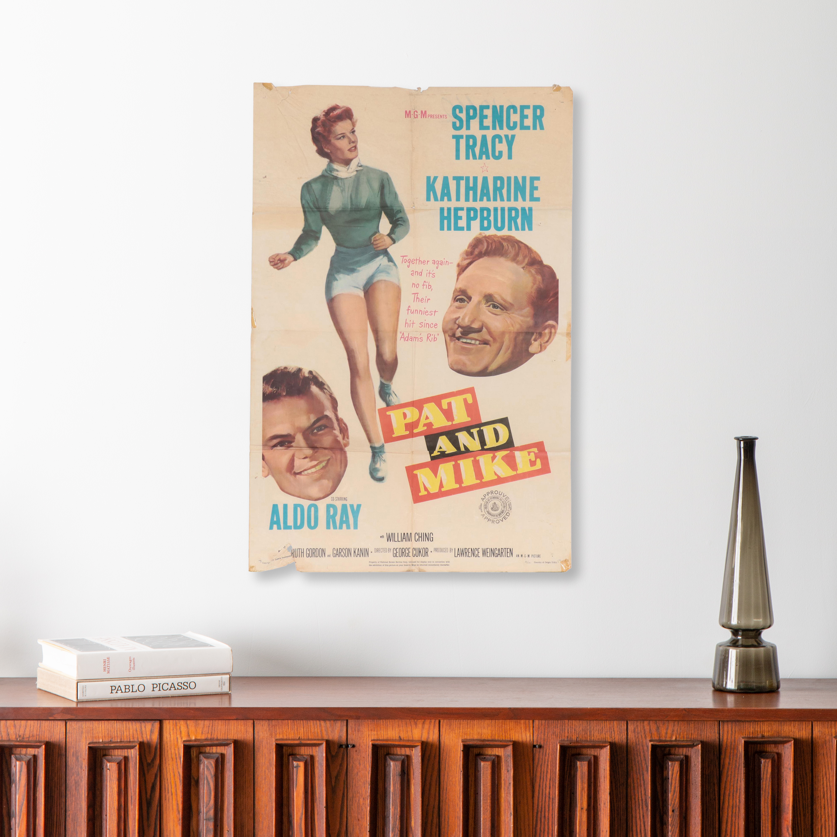 Film Release Poster "Pat and Mike," 1952