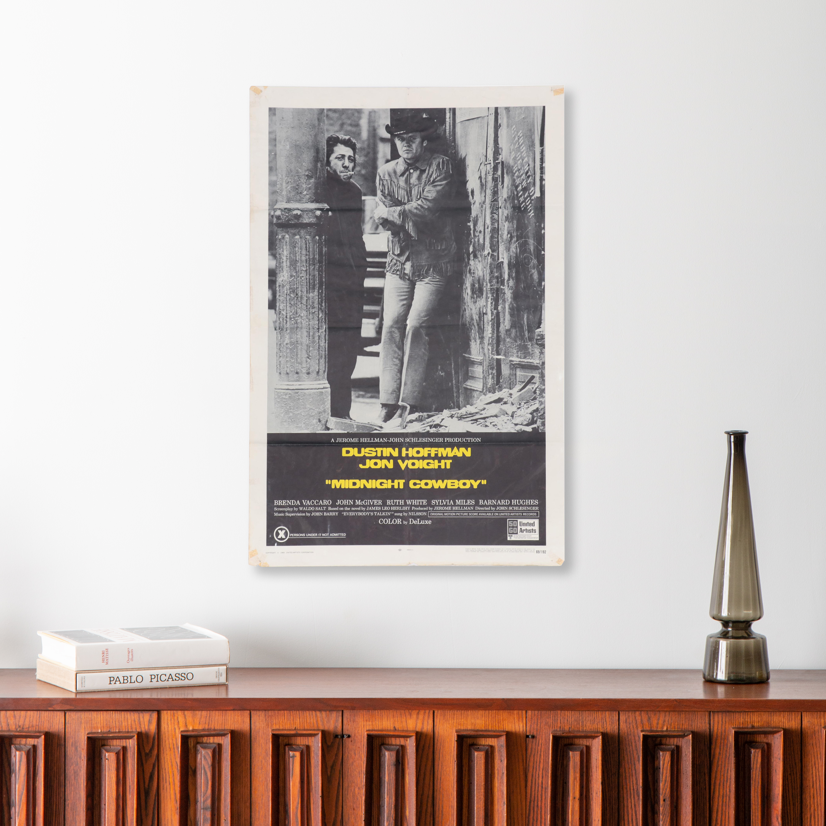 Film Release Poster "Midnight Cowboy," 1969