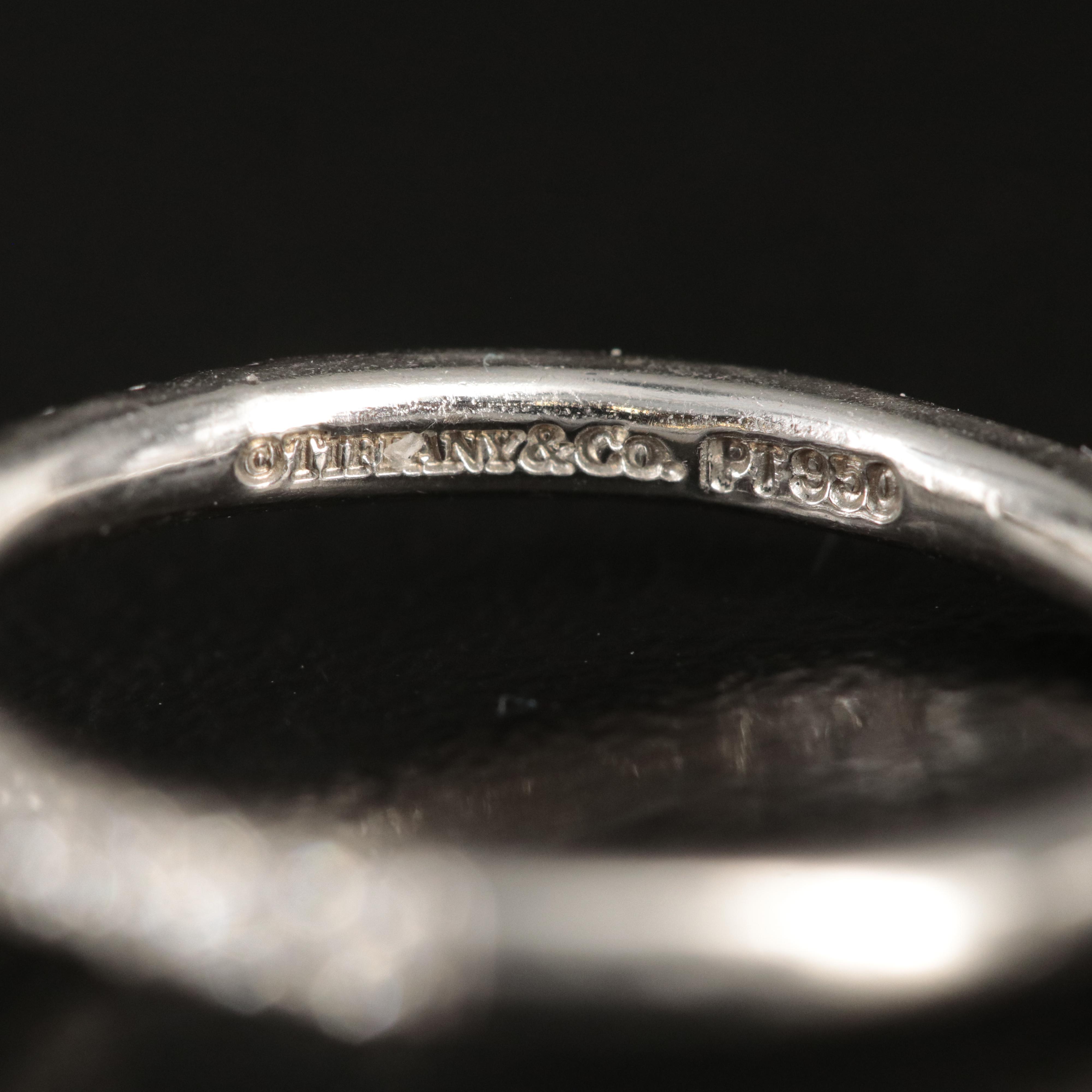 Tiffany & Co. Platinum 0.55 CTW Diamond Double Halo Ring