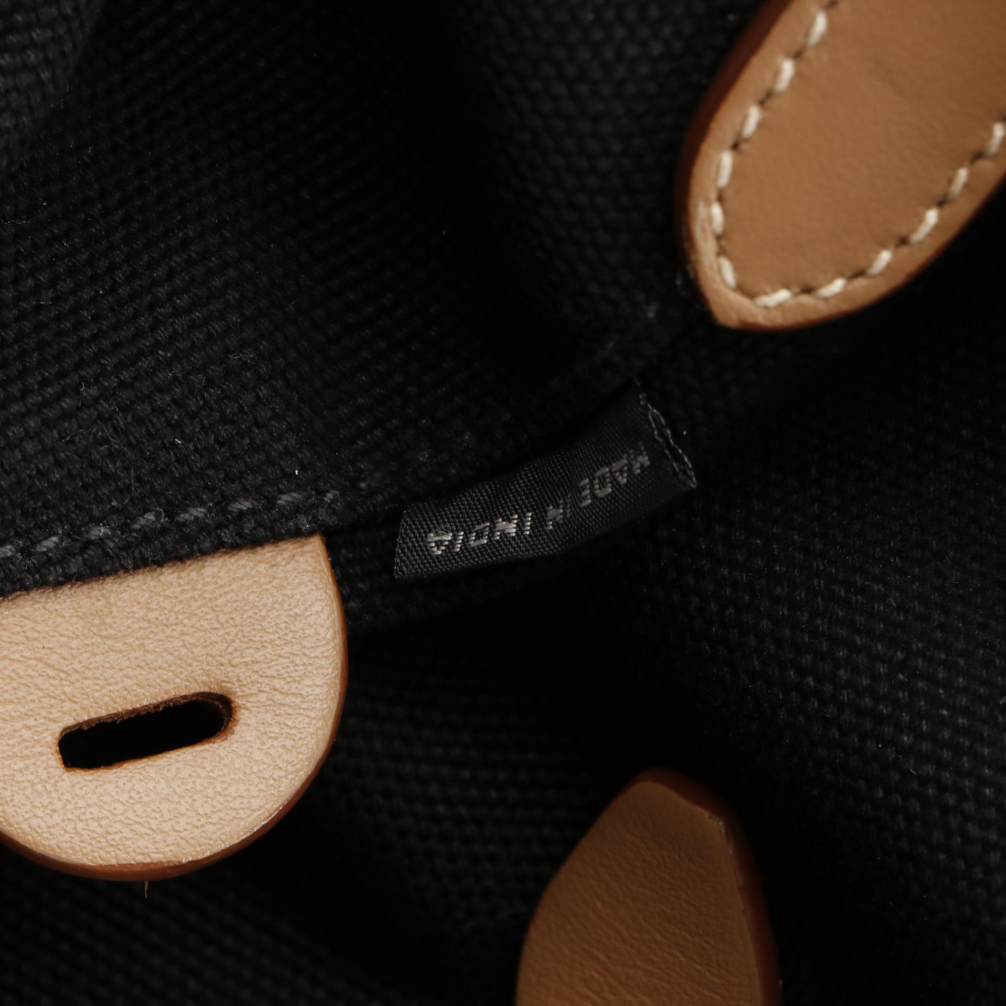 Prada Canapa Logo Tote in Black Canvas