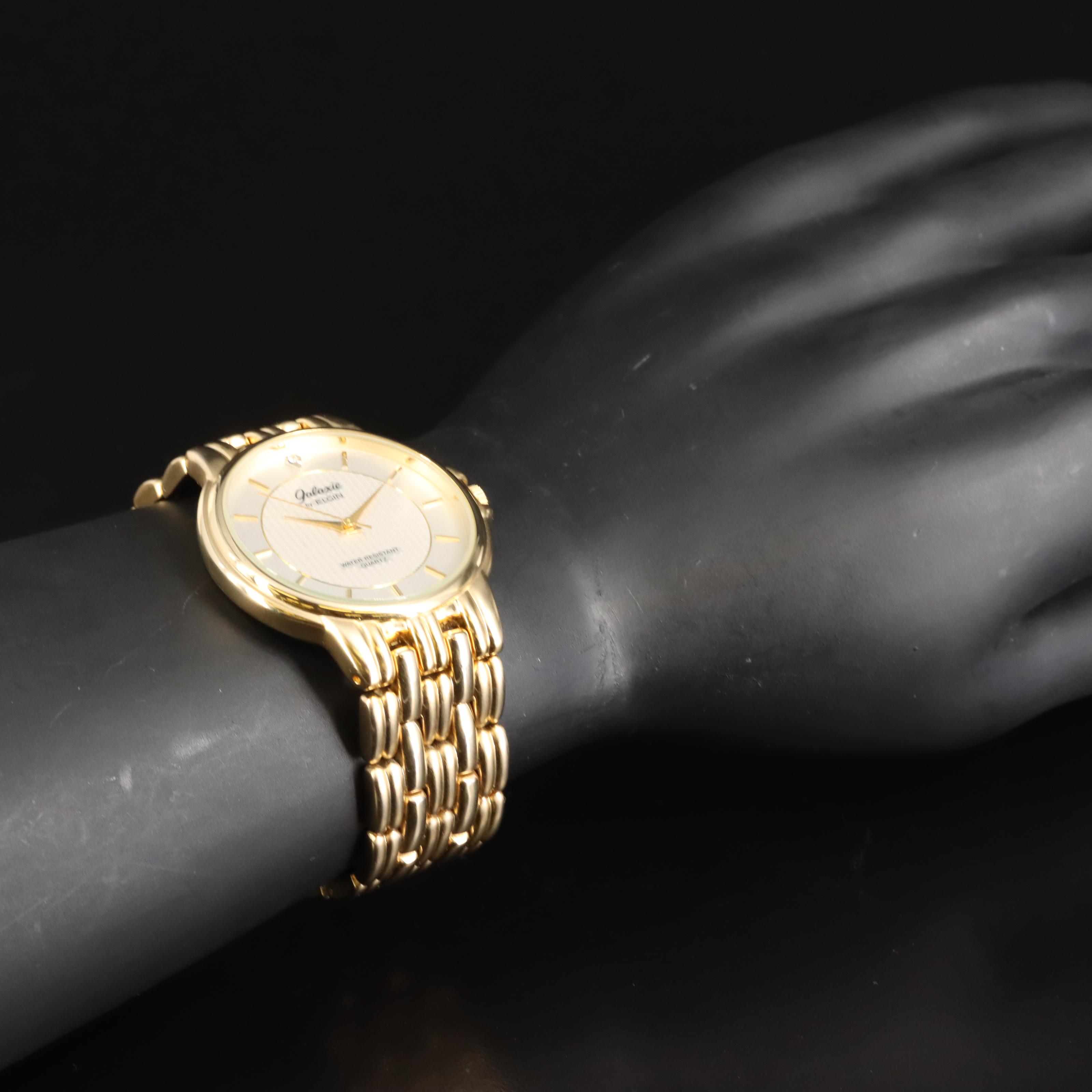 Galaxie by Elgin Water Resistant Quartz Watch