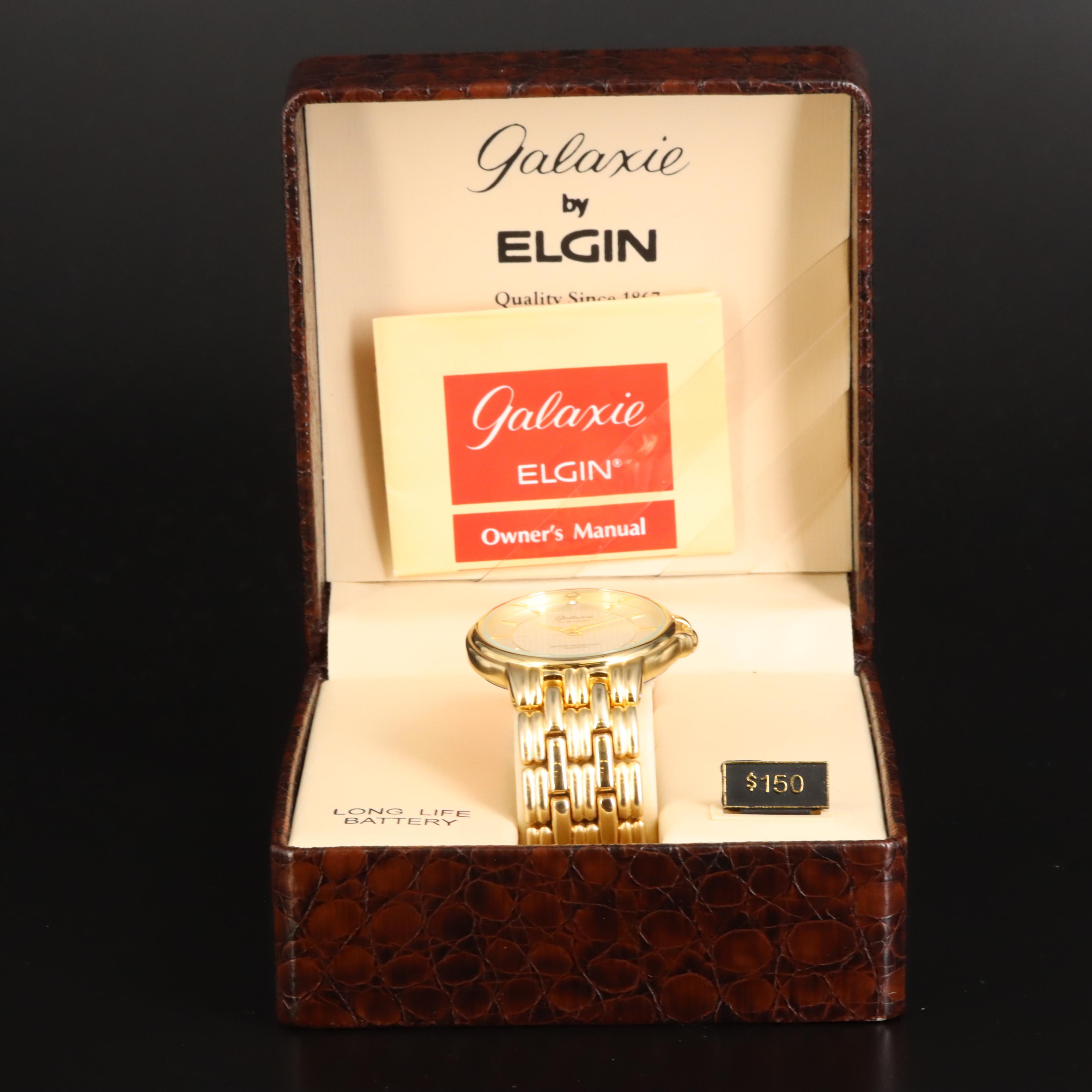 Galaxie by Elgin Water Resistant Quartz Watch