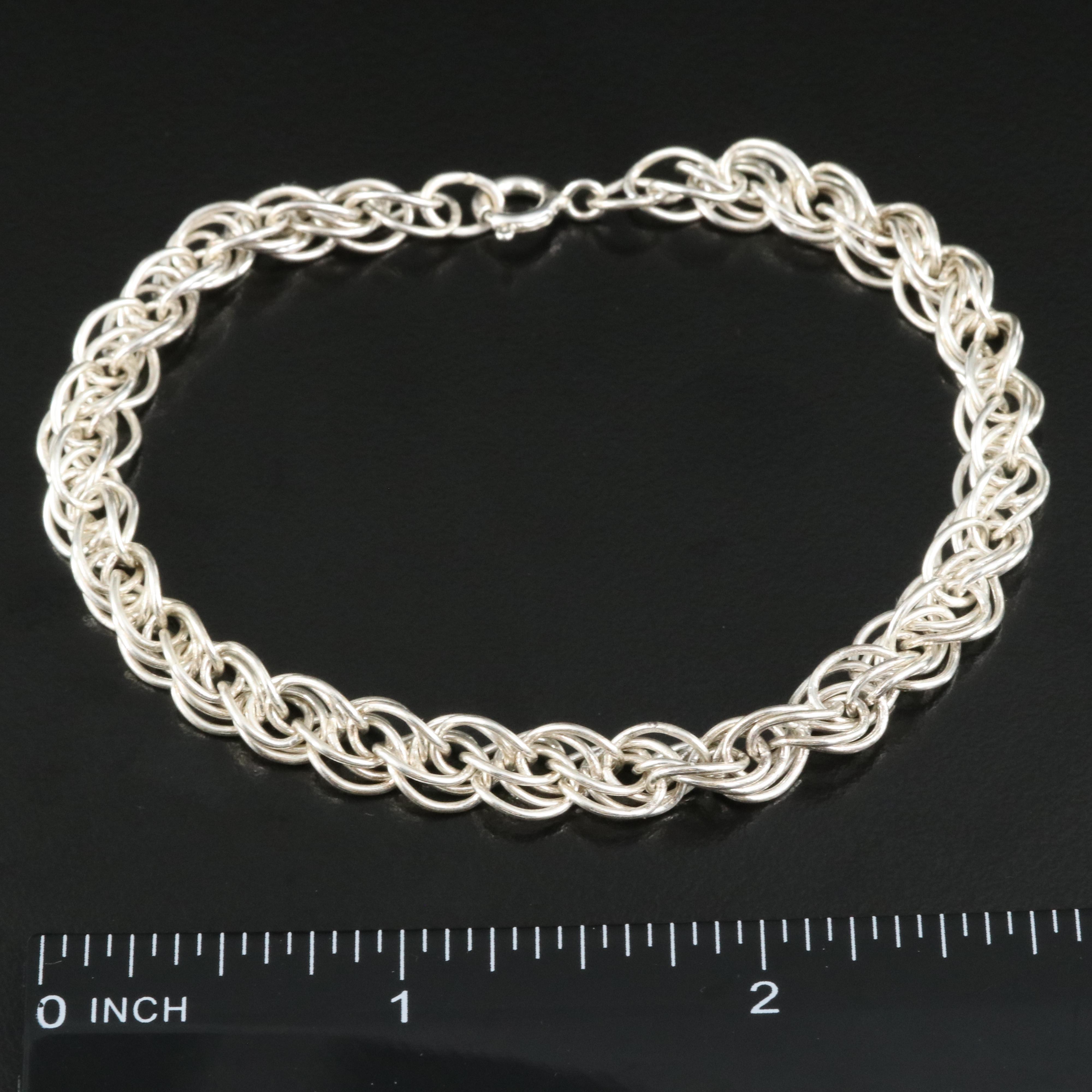Sterling Singapore Chain Bracelet
