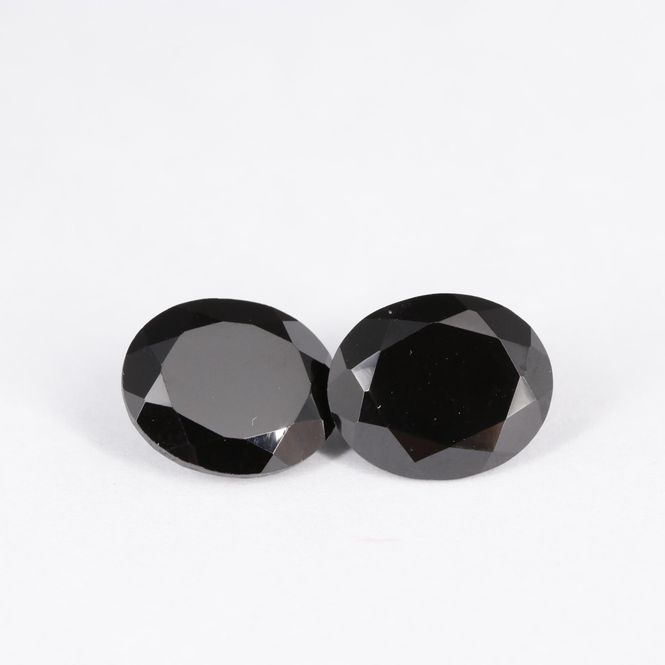 Loose 12.2 CTW Black Spinel