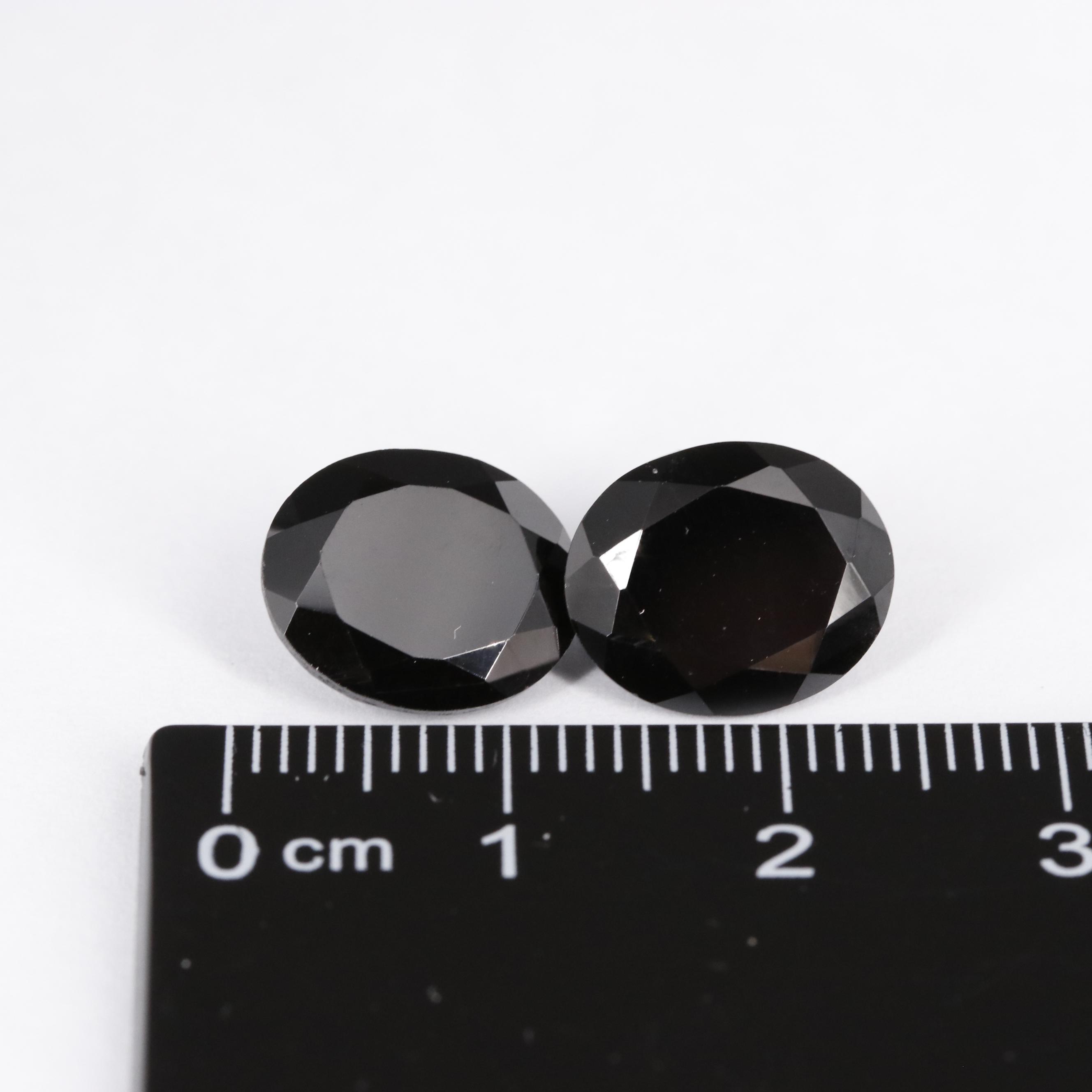 Loose 12.2 CTW Black Spinel