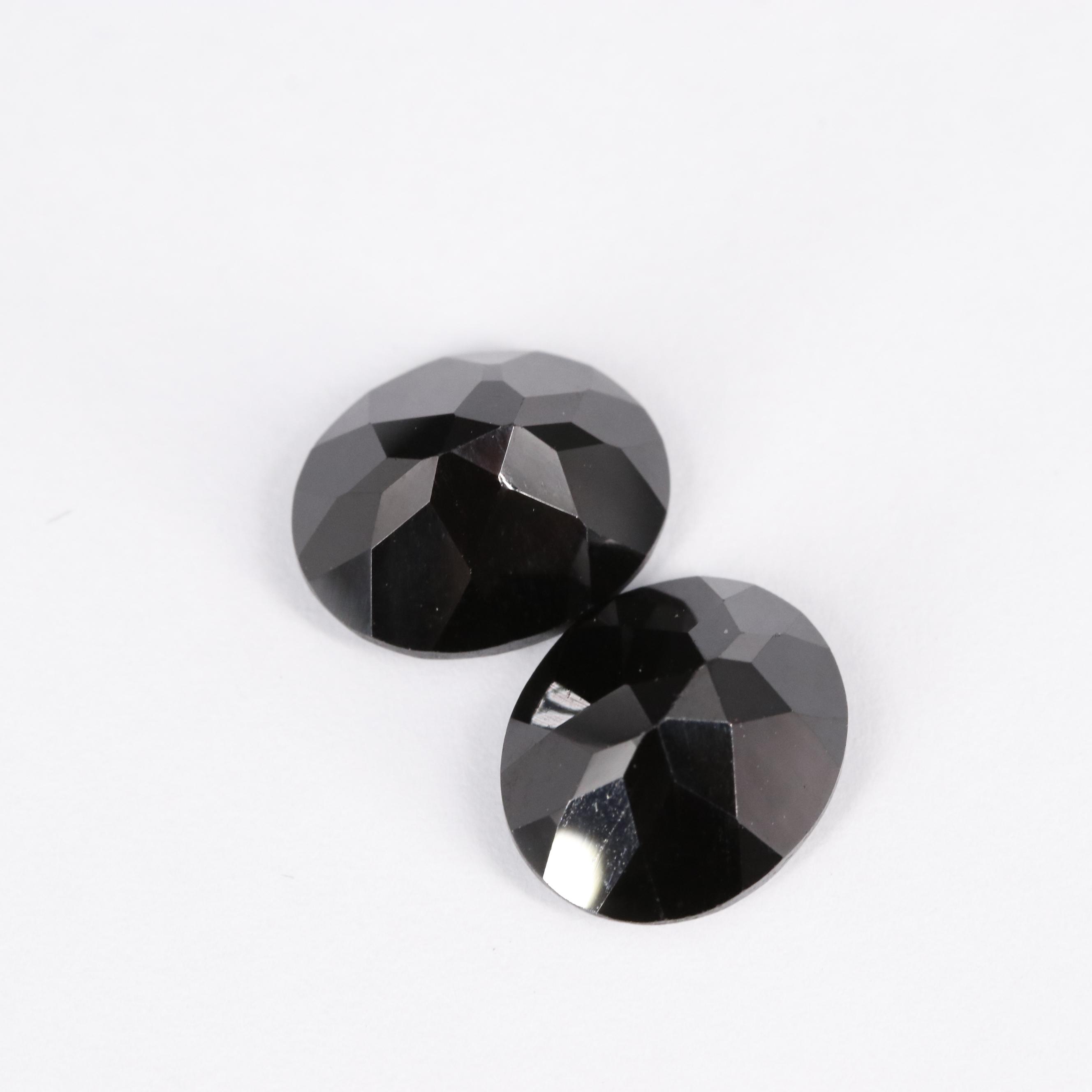 Loose 12.2 CTW Black Spinel