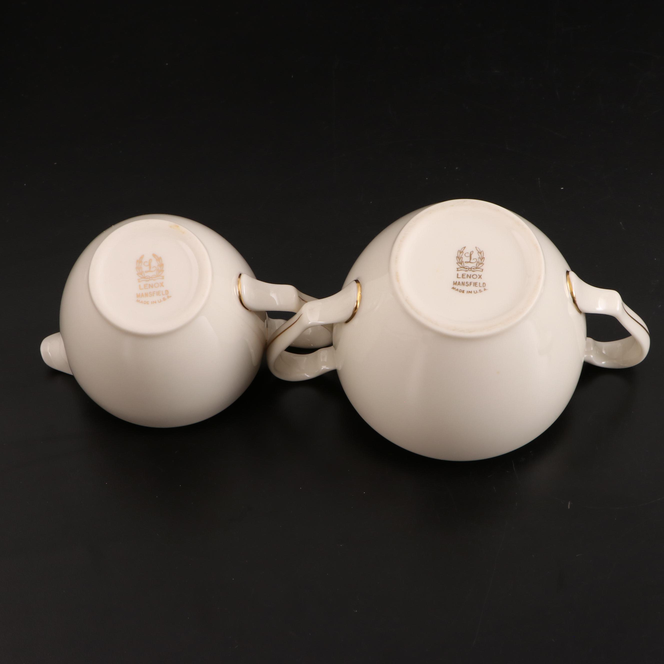 Lenox Teapot, Creamer, Sugar and Nut Dish