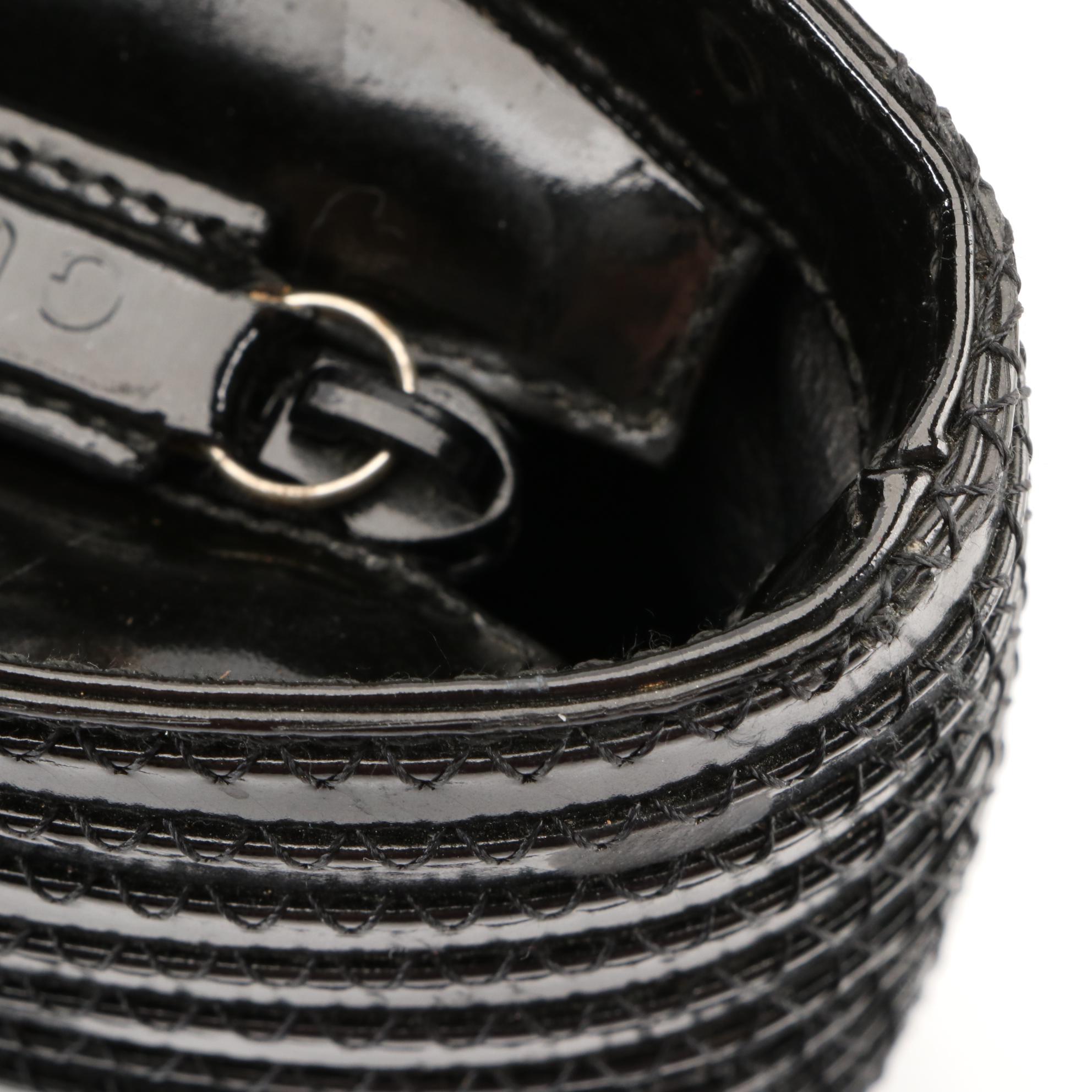 Gucci Bamboo Small Handbag in Patent Leather