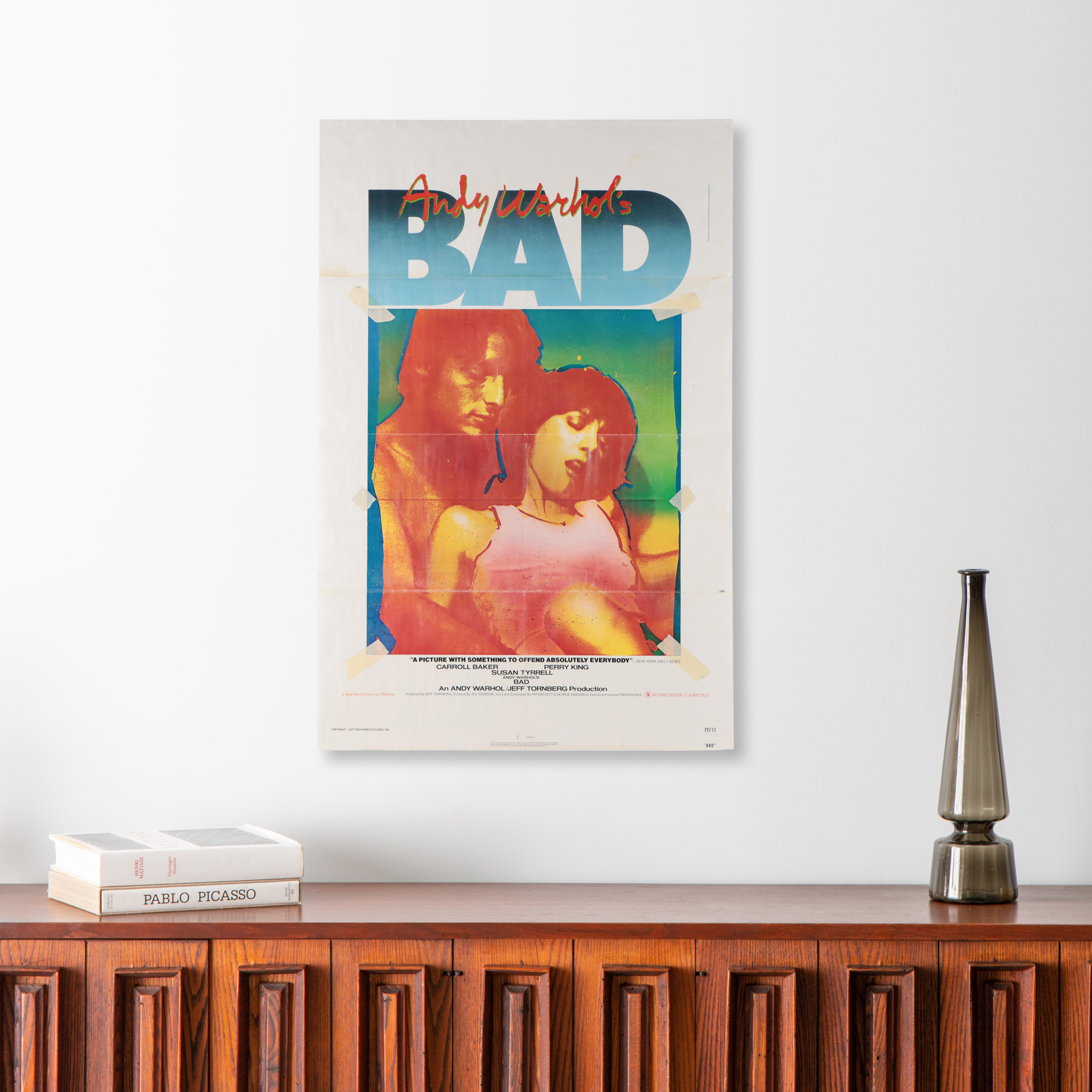 Film Release Poster for Andy Warhol's "Bad," 1977