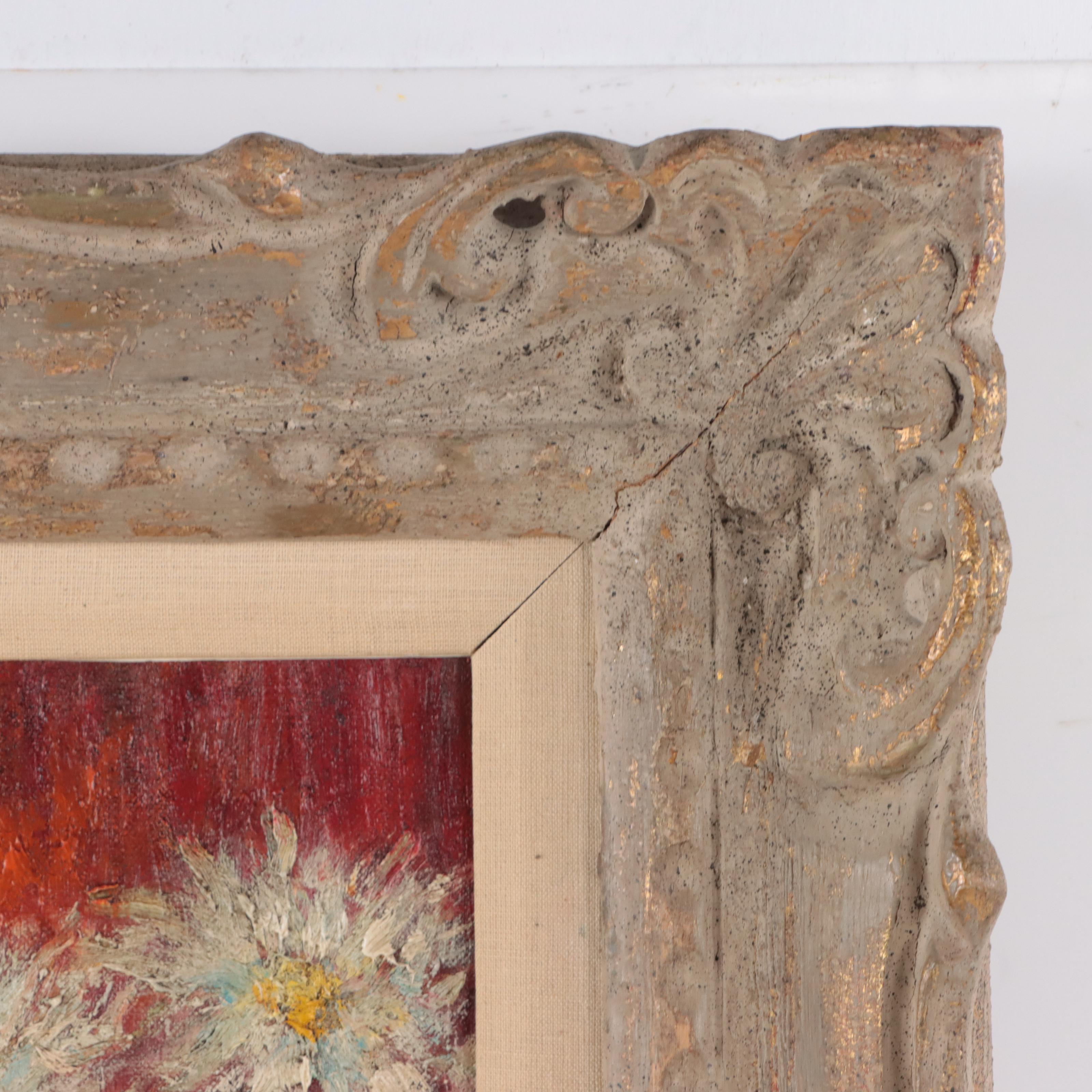 Floral Still Life Oil Painting Manner of Louis Valtat, Circa 1930