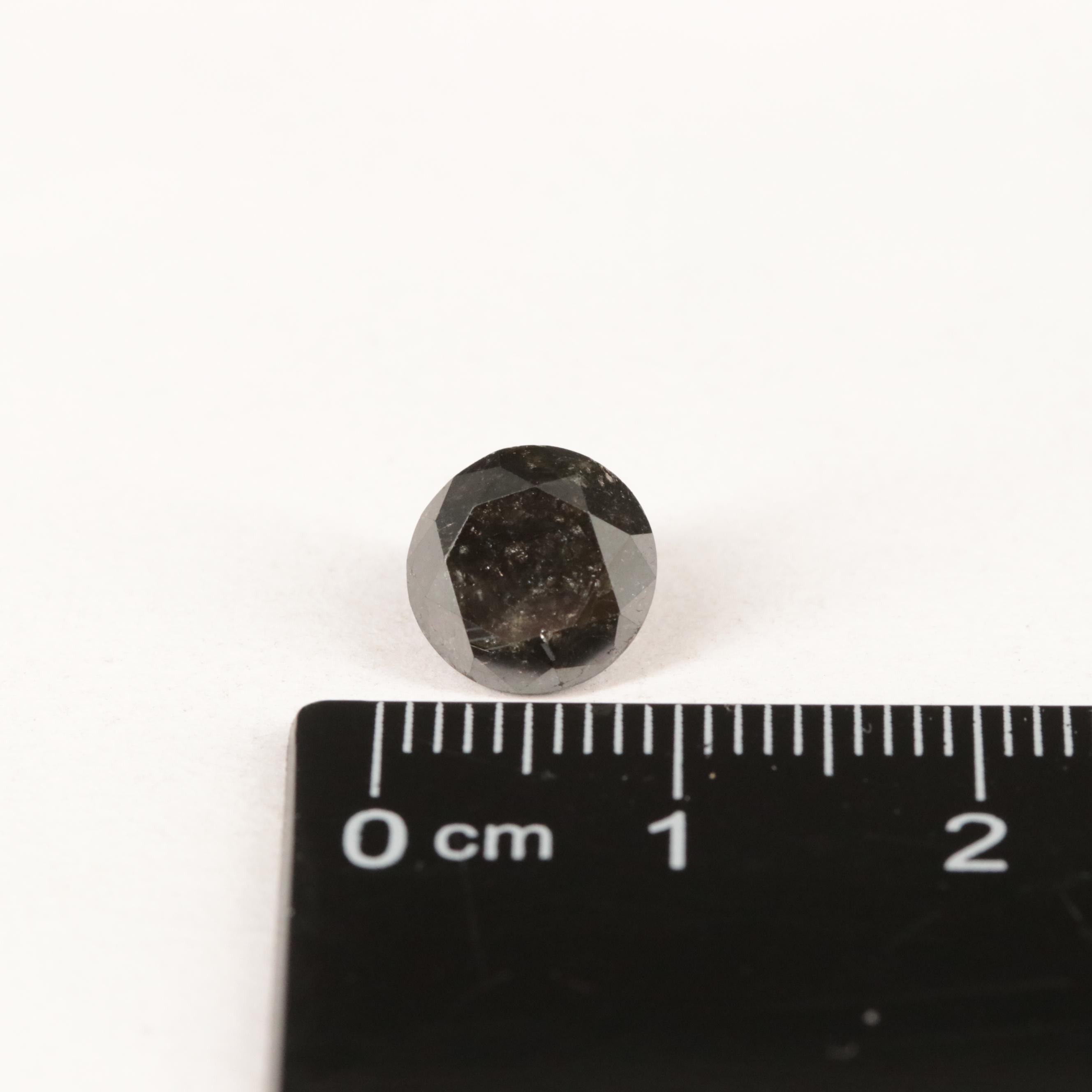 Loose 2.91 CT Black Diamond