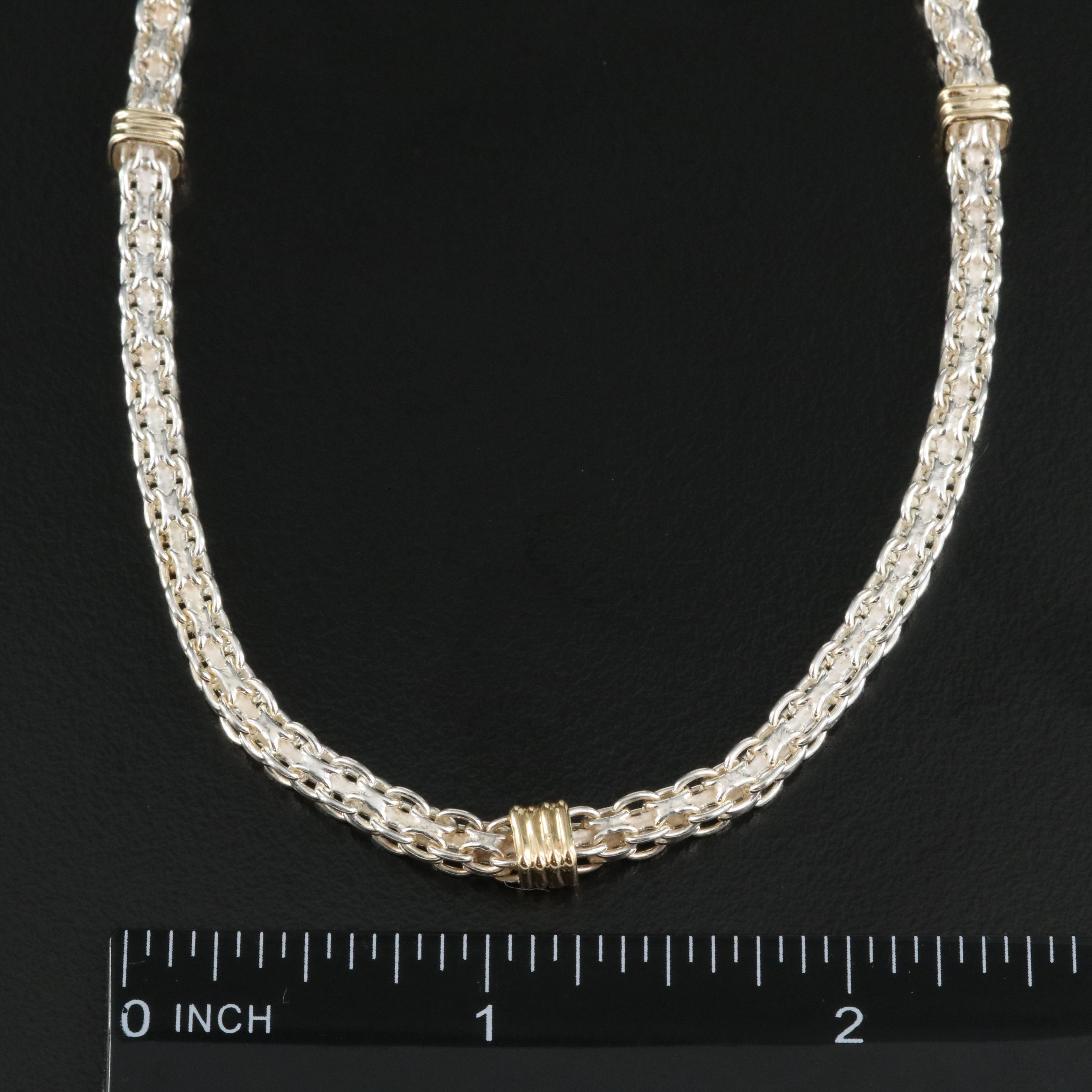 Italian Sterling Bismark Necklace