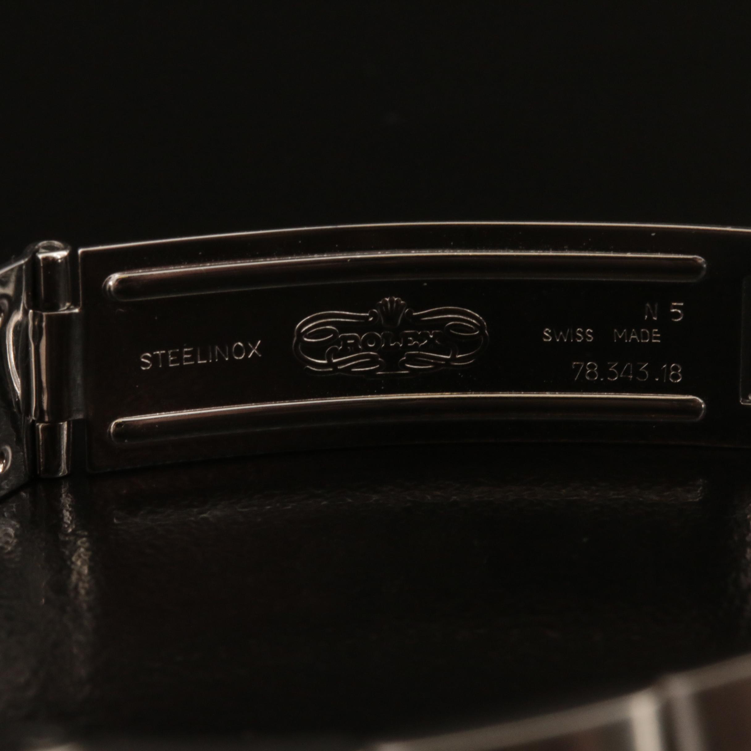 1989 Rolex 18K and Stainless Steel Oyster Perpetual Watch