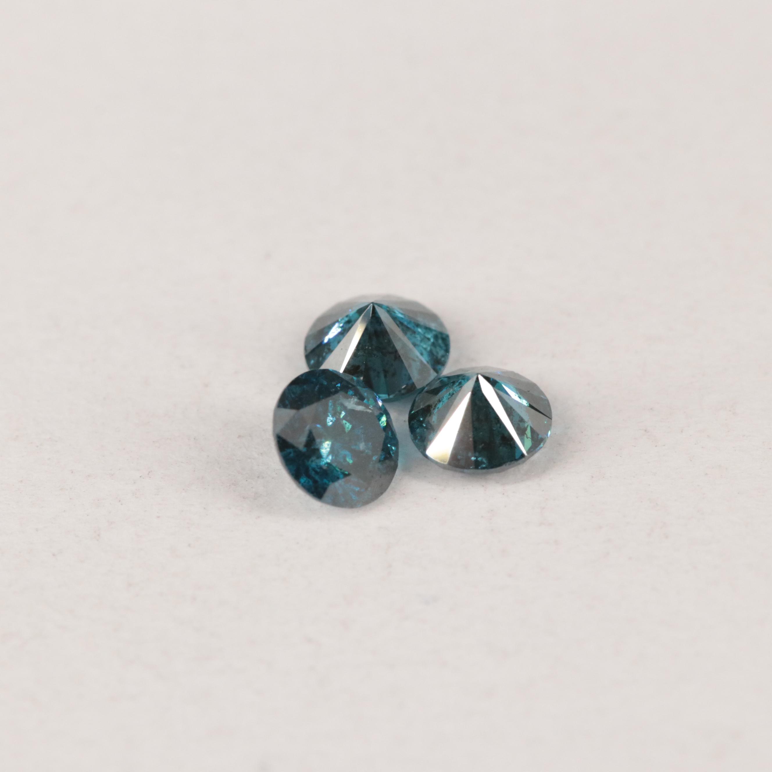 Loose 1.21 CTW Blue Diamond