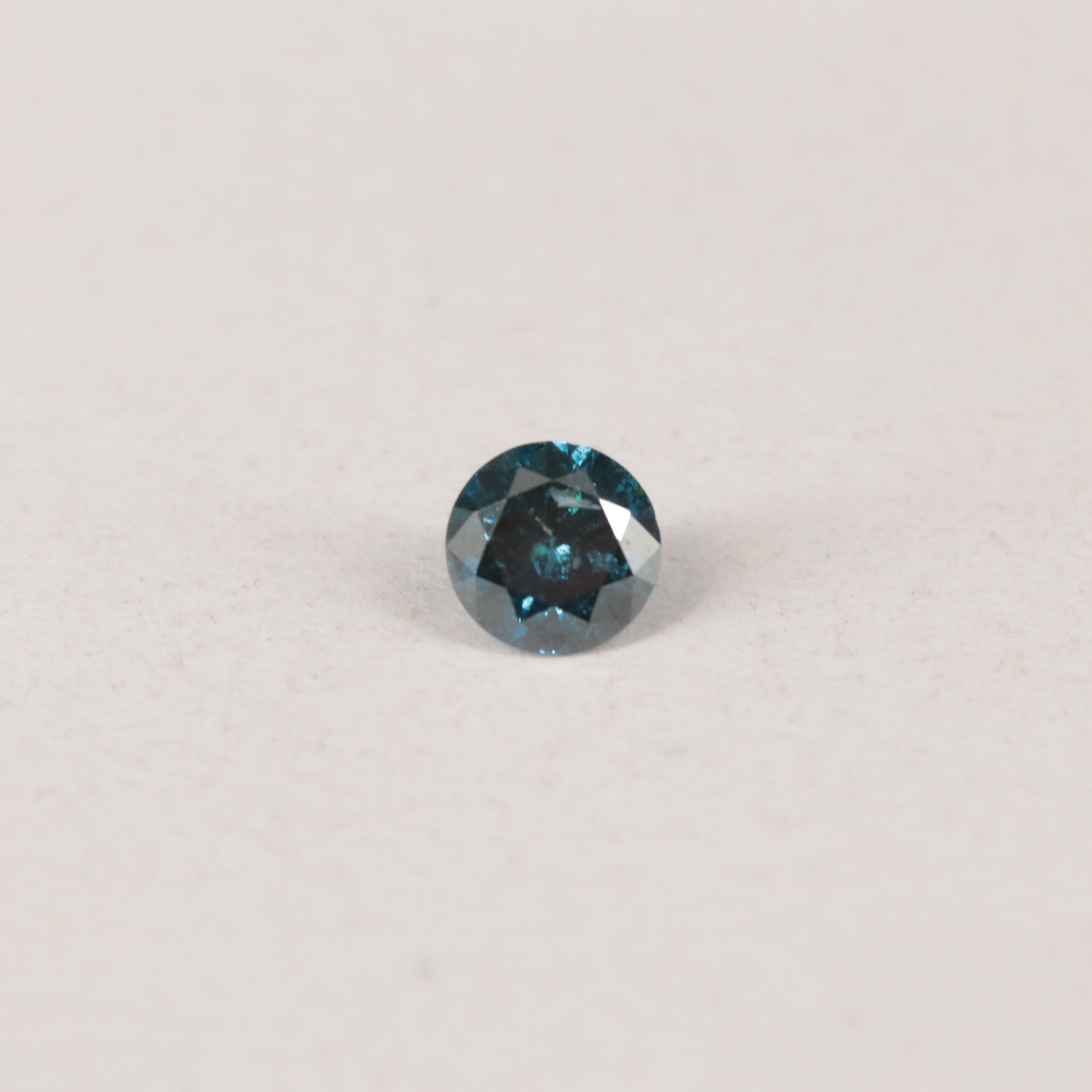 Loose 1.21 CTW Blue Diamond