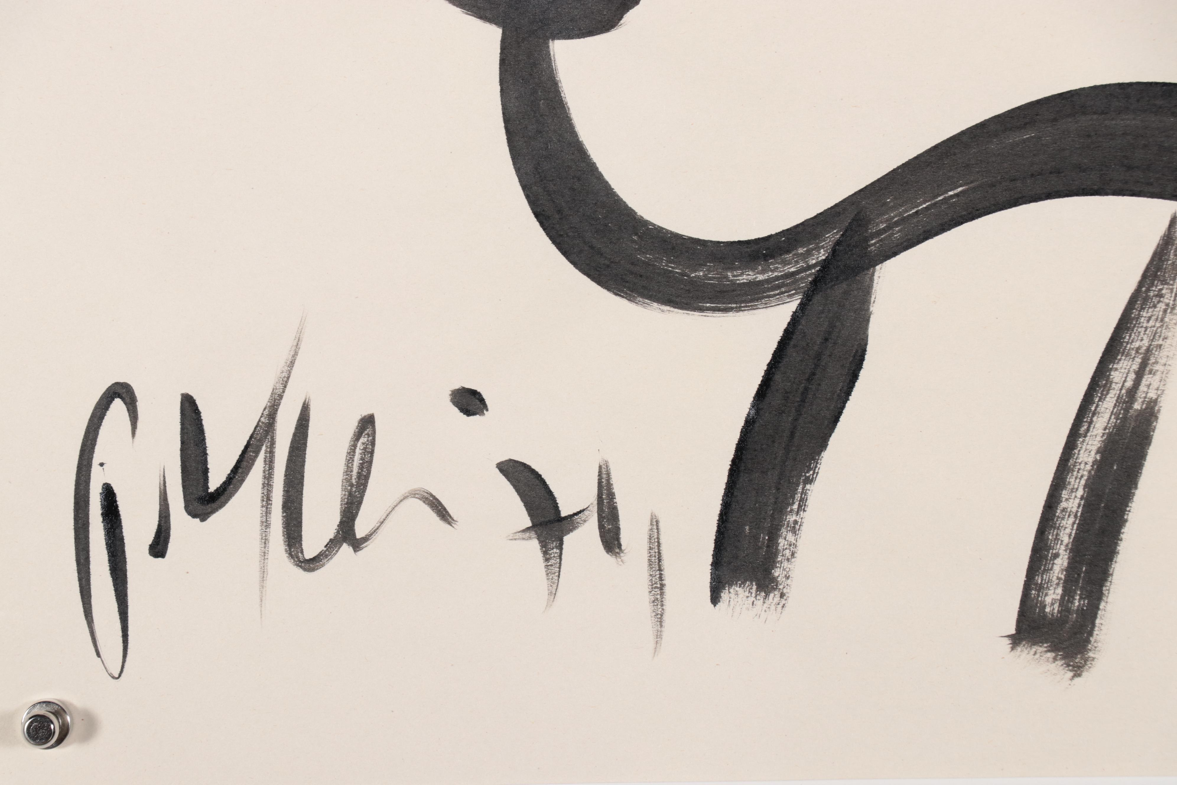 Peter Keil Abstract Portrait Acrylic Painting