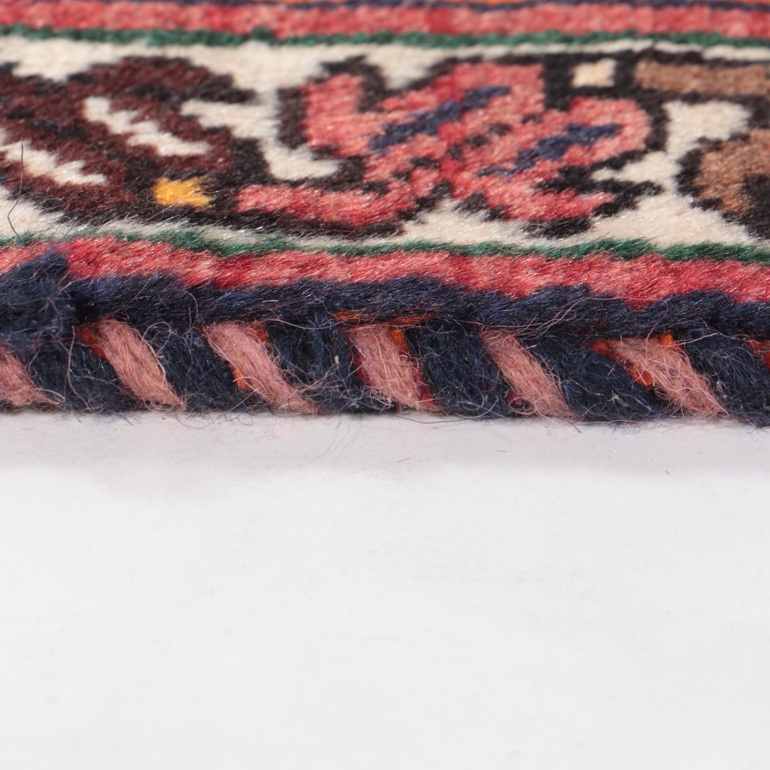 3'7 x 5'7 Hand-Knotted Persian Qashqai Area Rug