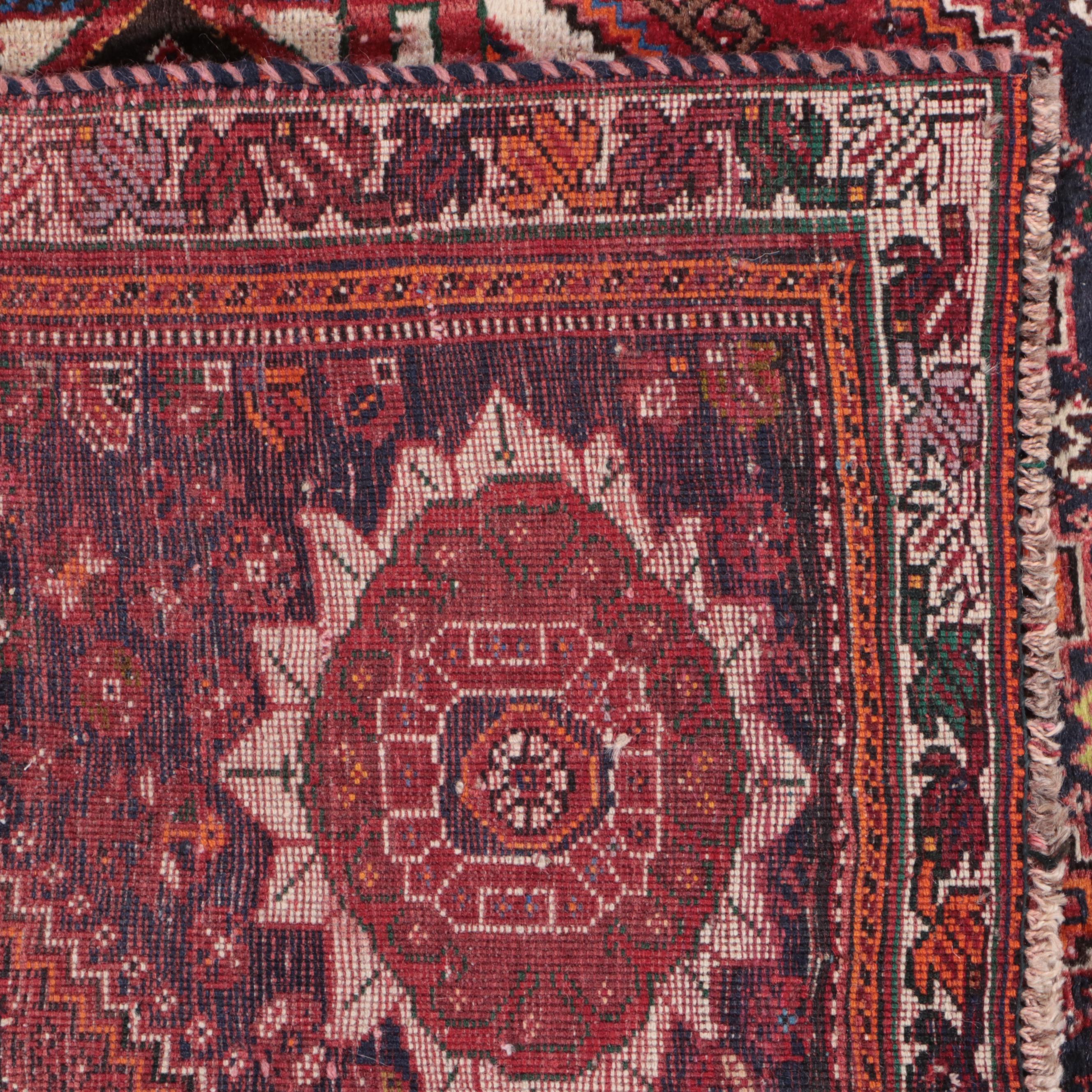 3'7 x 5'7 Hand-Knotted Persian Qashqai Area Rug