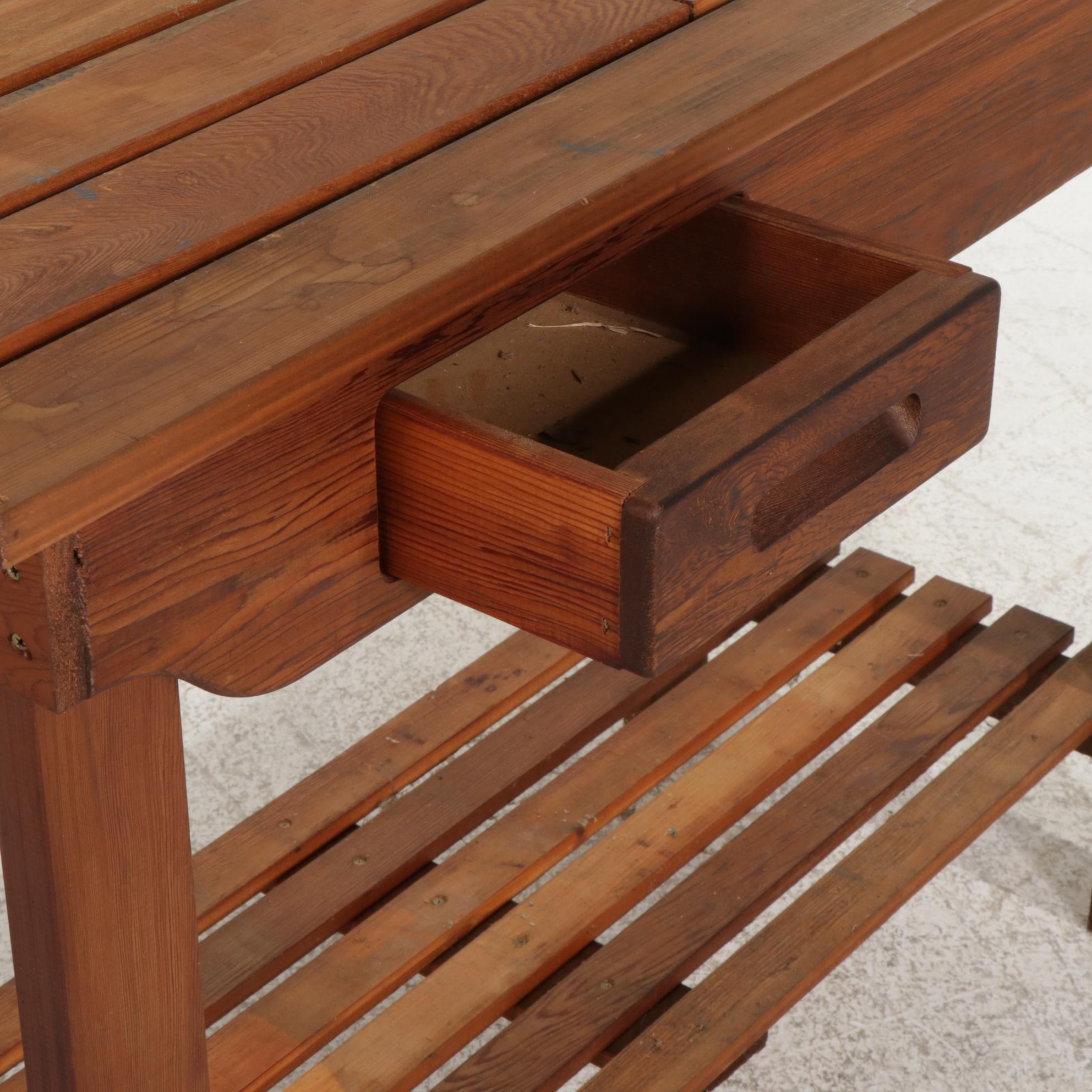 American Woods Inc. Pine Potting Bench