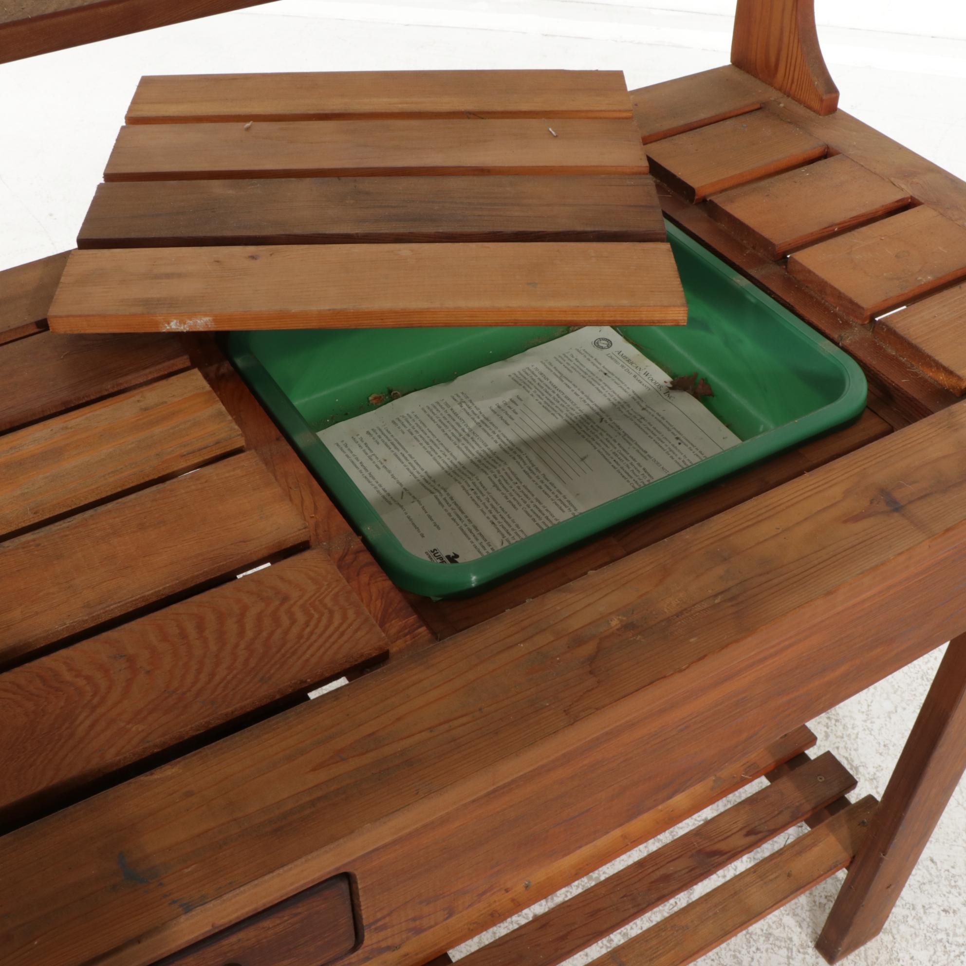 American Woods Inc. Pine Potting Bench