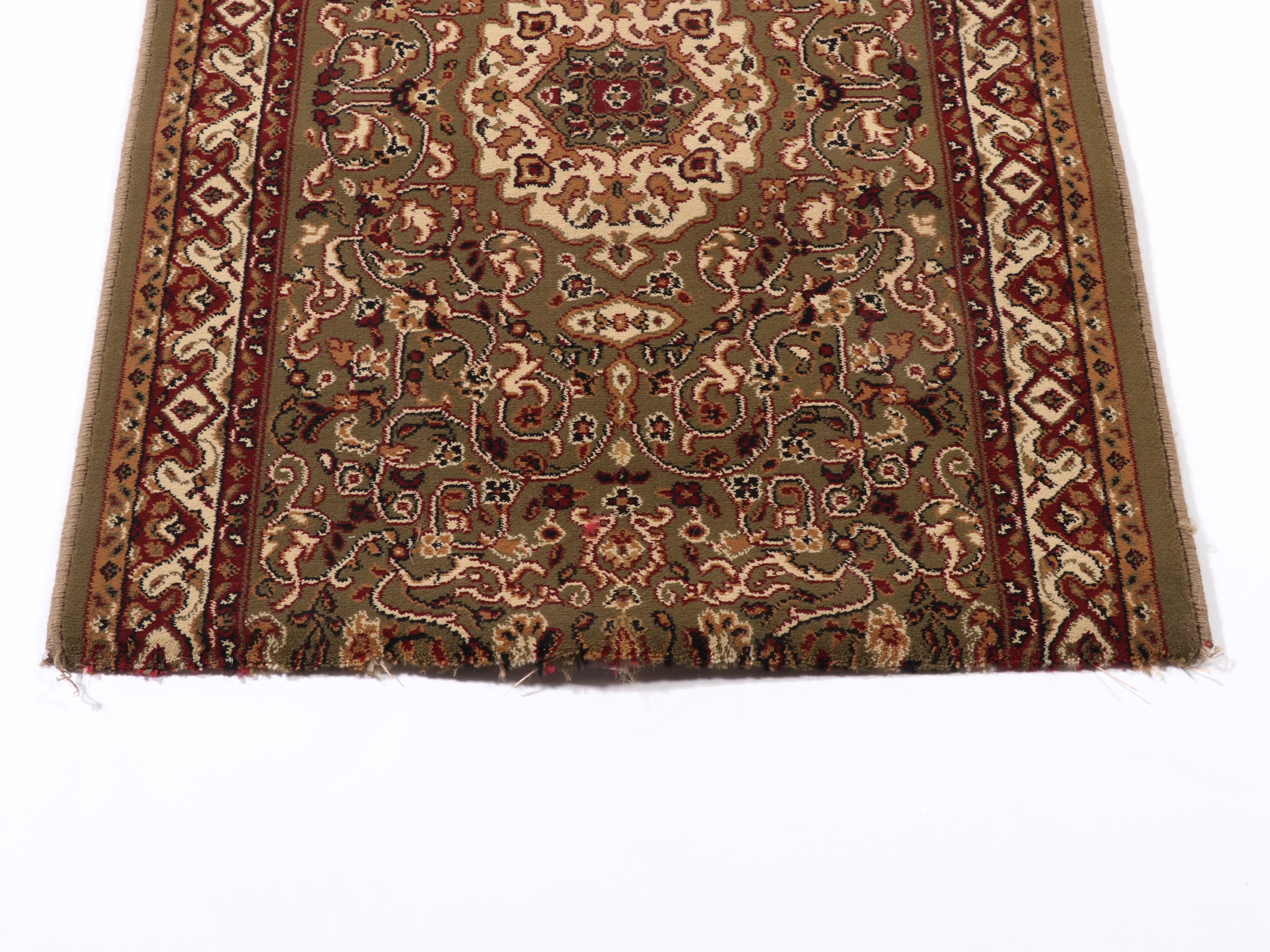 2'2 x 27'5 Machine Made Turkish Indian Agra Style Carpet Runner Remnant