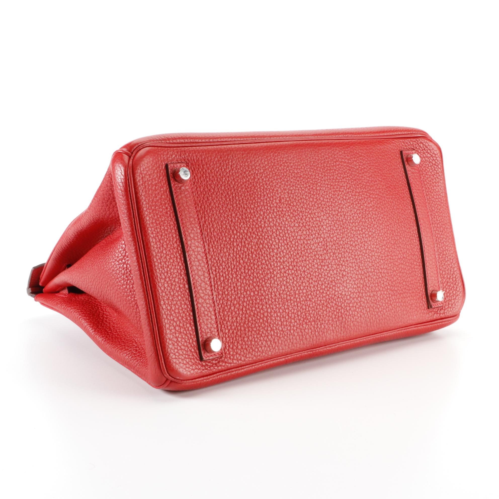 Hermès Birkin 35 Satchel in Red Togo Leather
