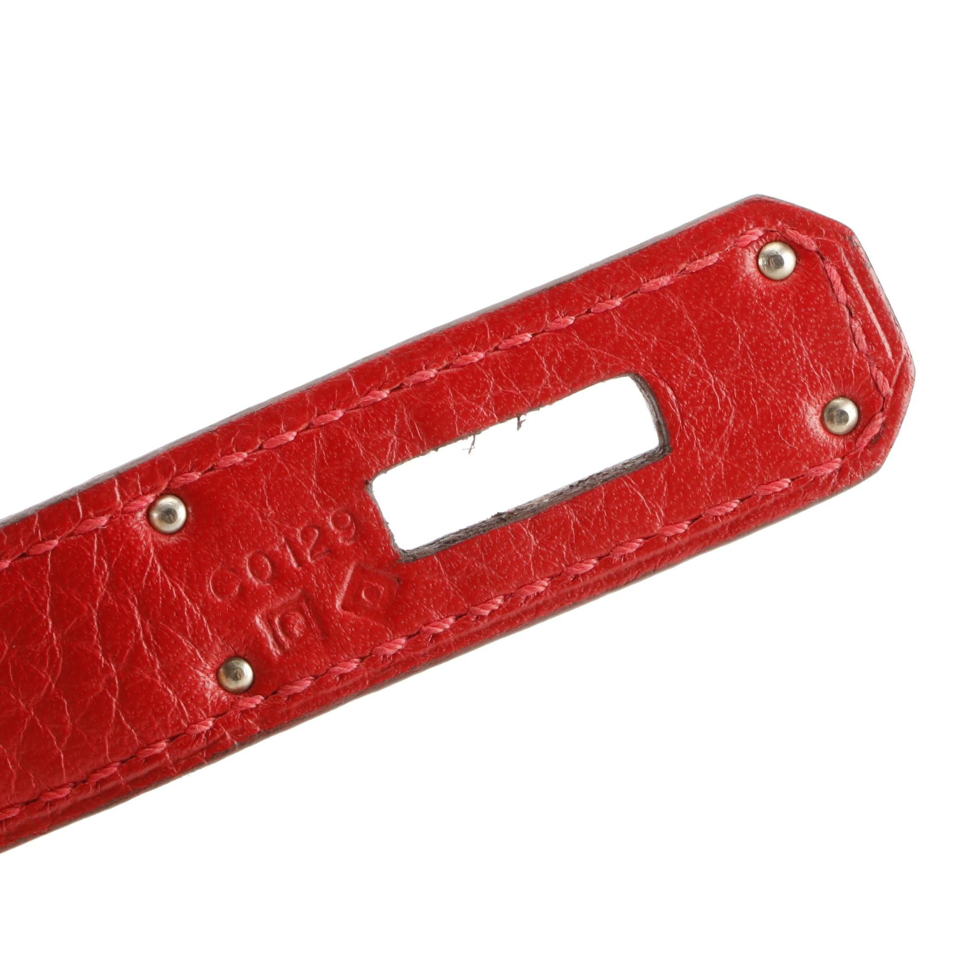 Hermès Birkin 35 Satchel in Red Togo Leather