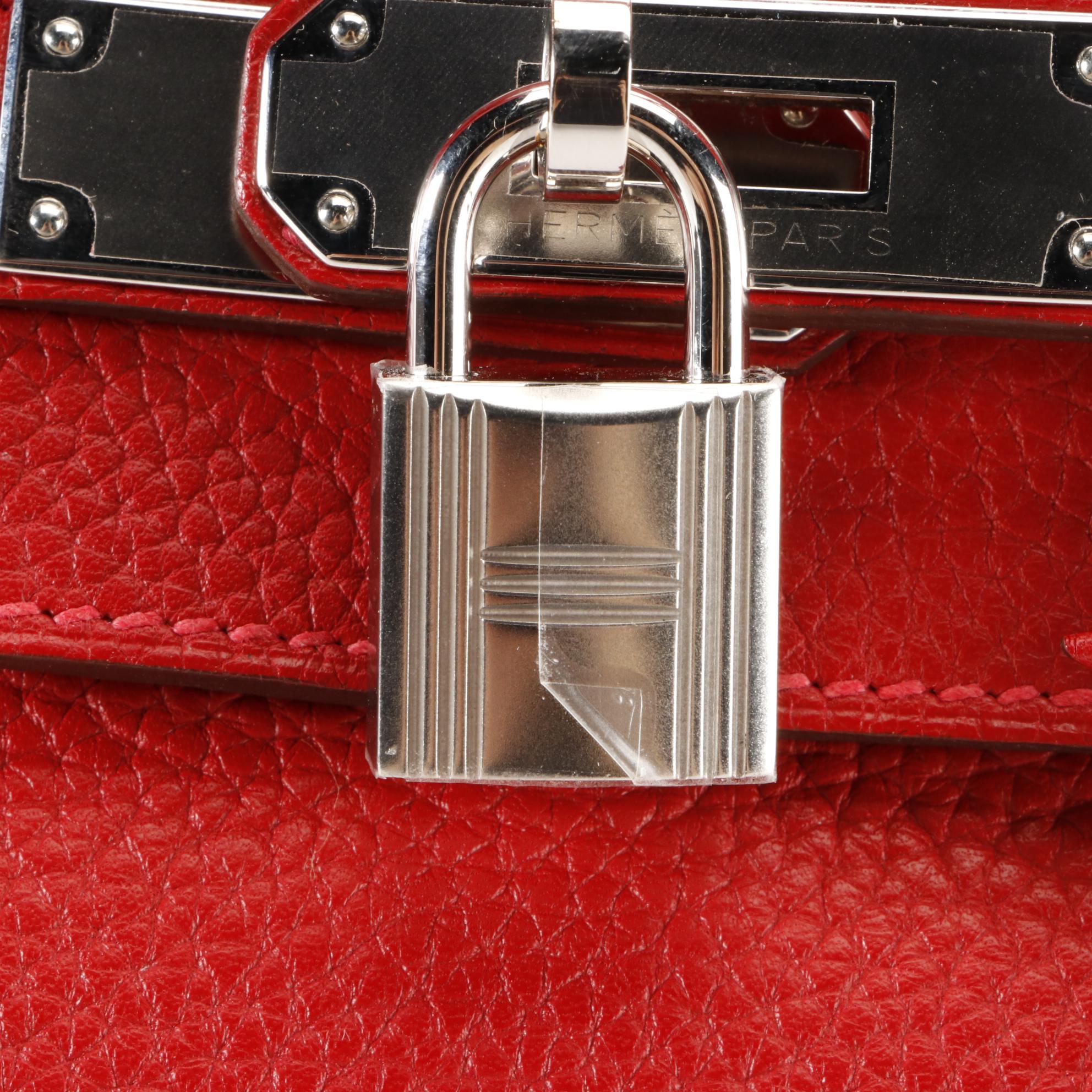 Hermès Birkin 35 Satchel in Red Togo Leather
