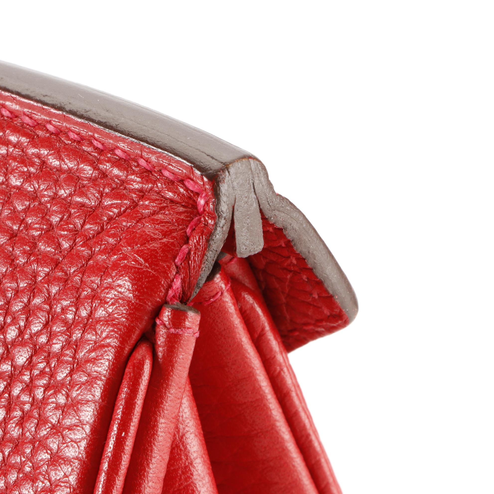 Hermès Birkin 35 Satchel in Red Togo Leather