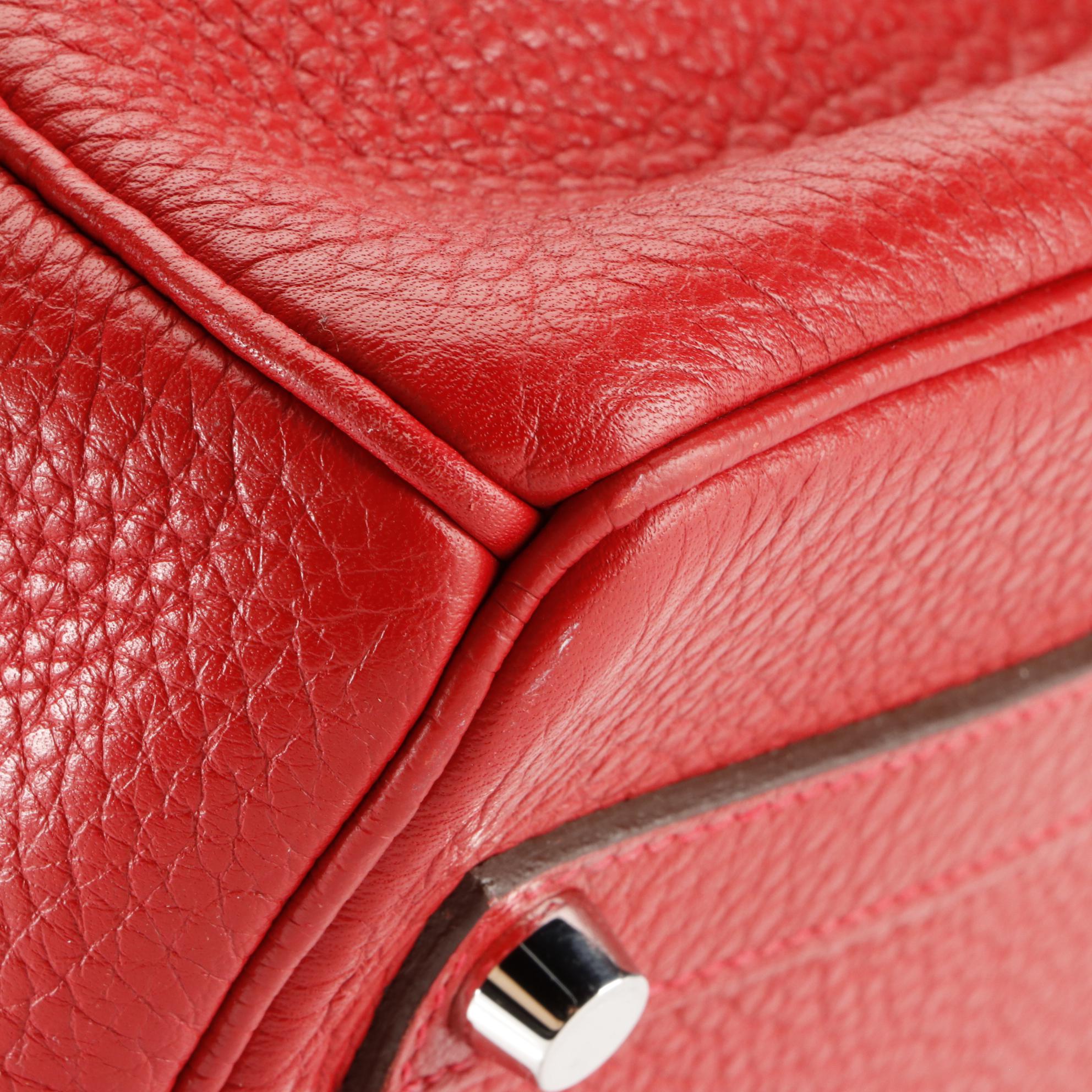 Hermès Birkin 35 Satchel in Red Togo Leather