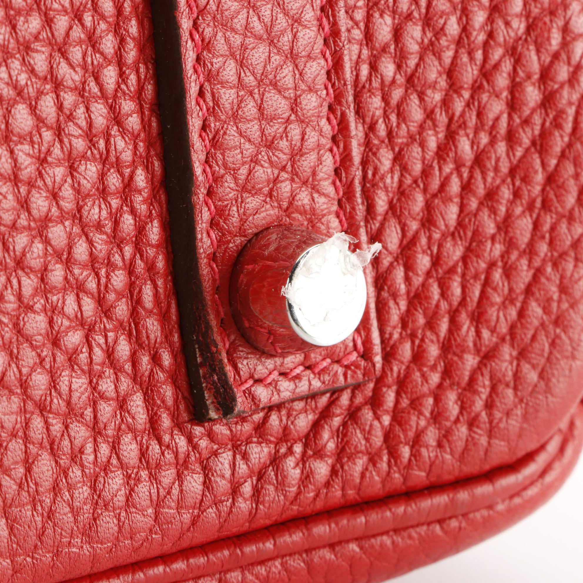 Hermès Birkin 35 Satchel in Red Togo Leather