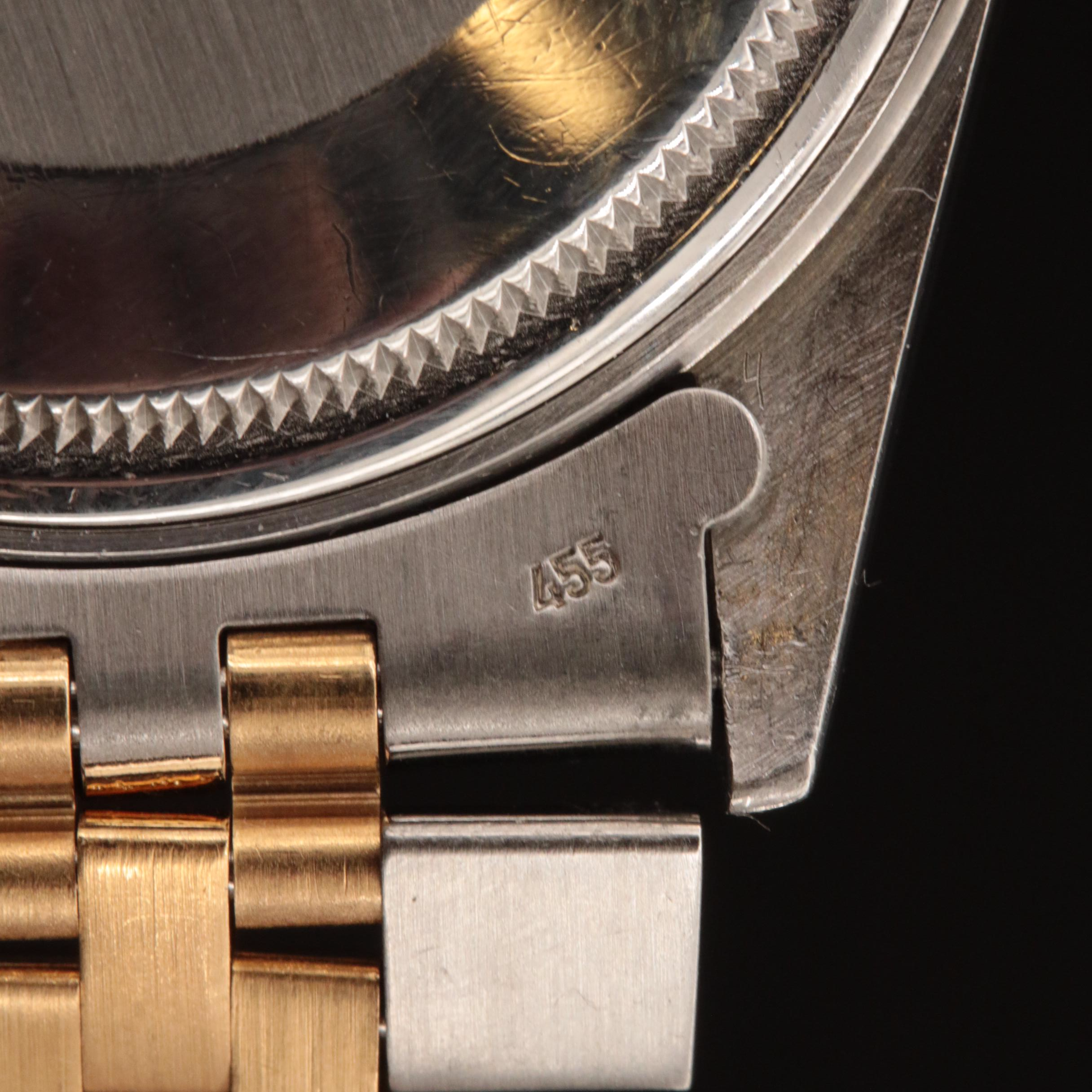 1985 Rolex 18K and Stainless Steel Oyster Perpetual Datejust Watch